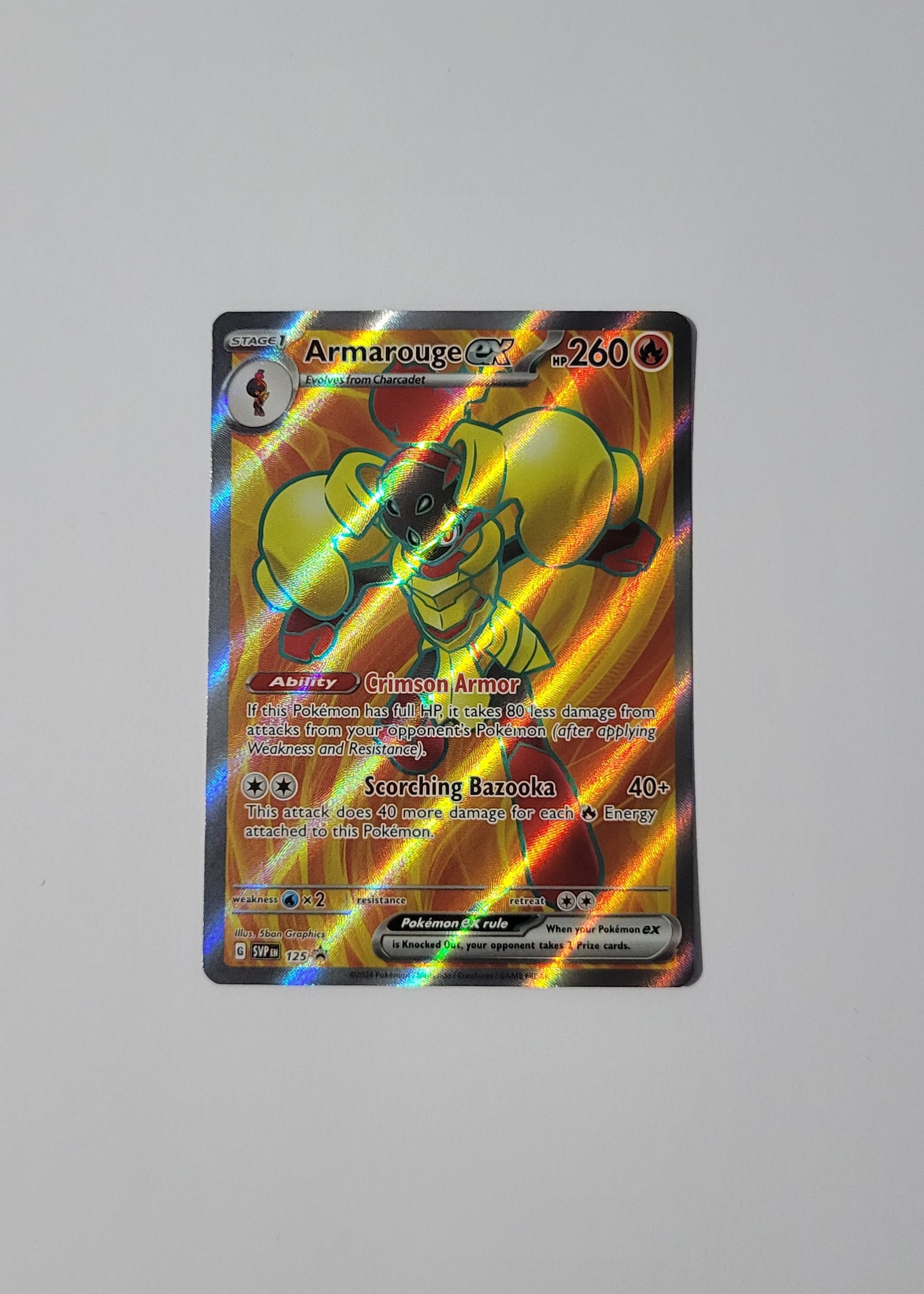 Armarouge ex SVP125 - Black Star Promo