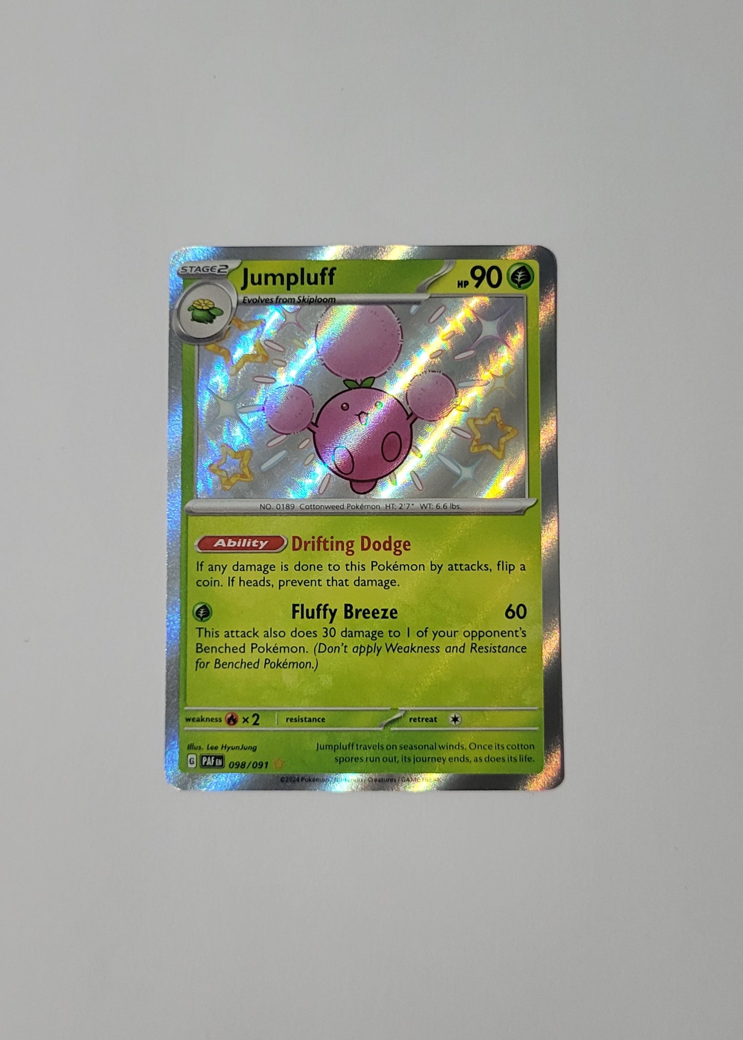 Jumpluff 098/091 - Paldean Fates