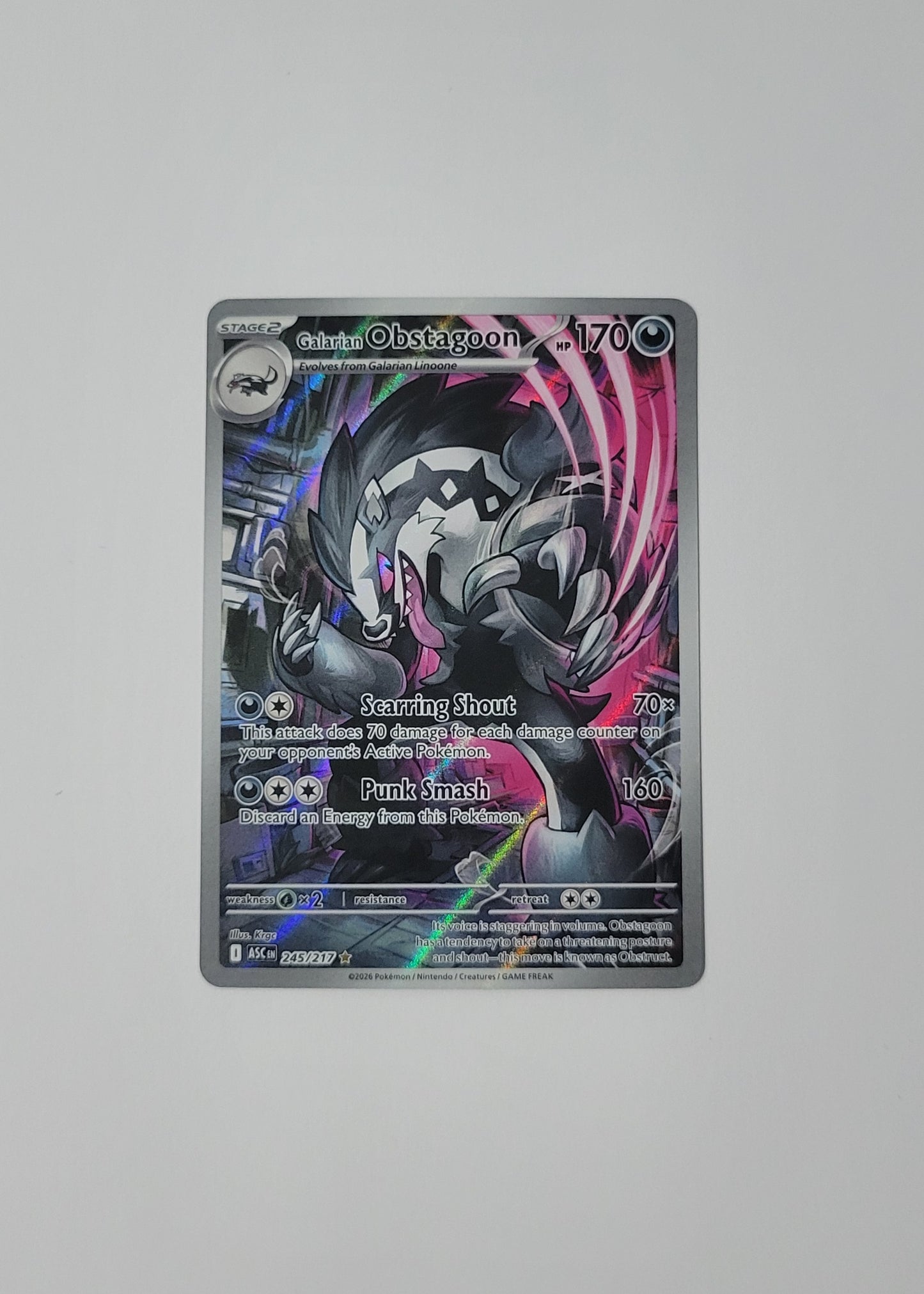 Galarian Obstagoon 245/217 - Ascended Heroes