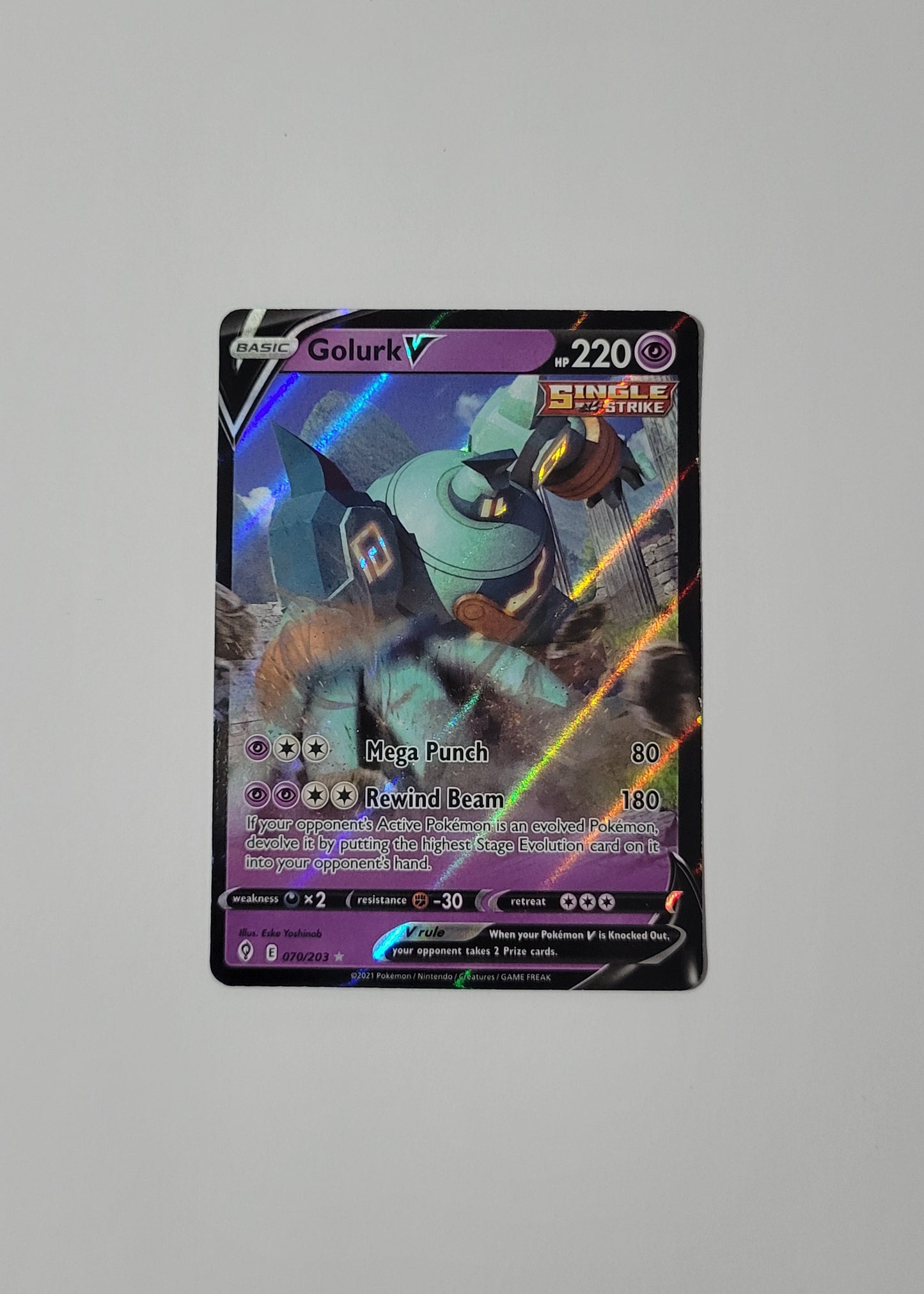 Golurk V 070/203 - Evolving Skies