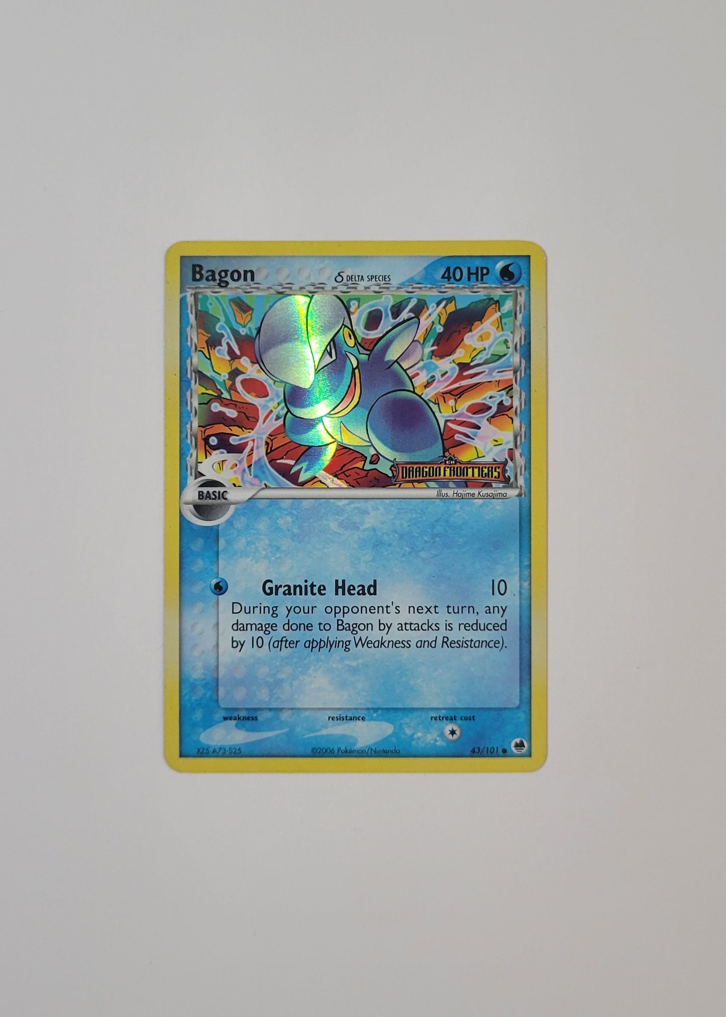 Bagon 43/101 (Reverse Holo) - EX Dragon Frontiers