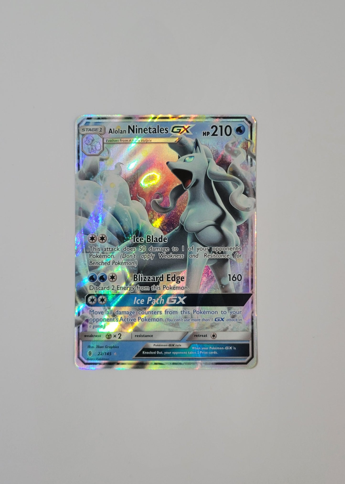 Alolan Ninetales GX 22/145 - Guardians Rising