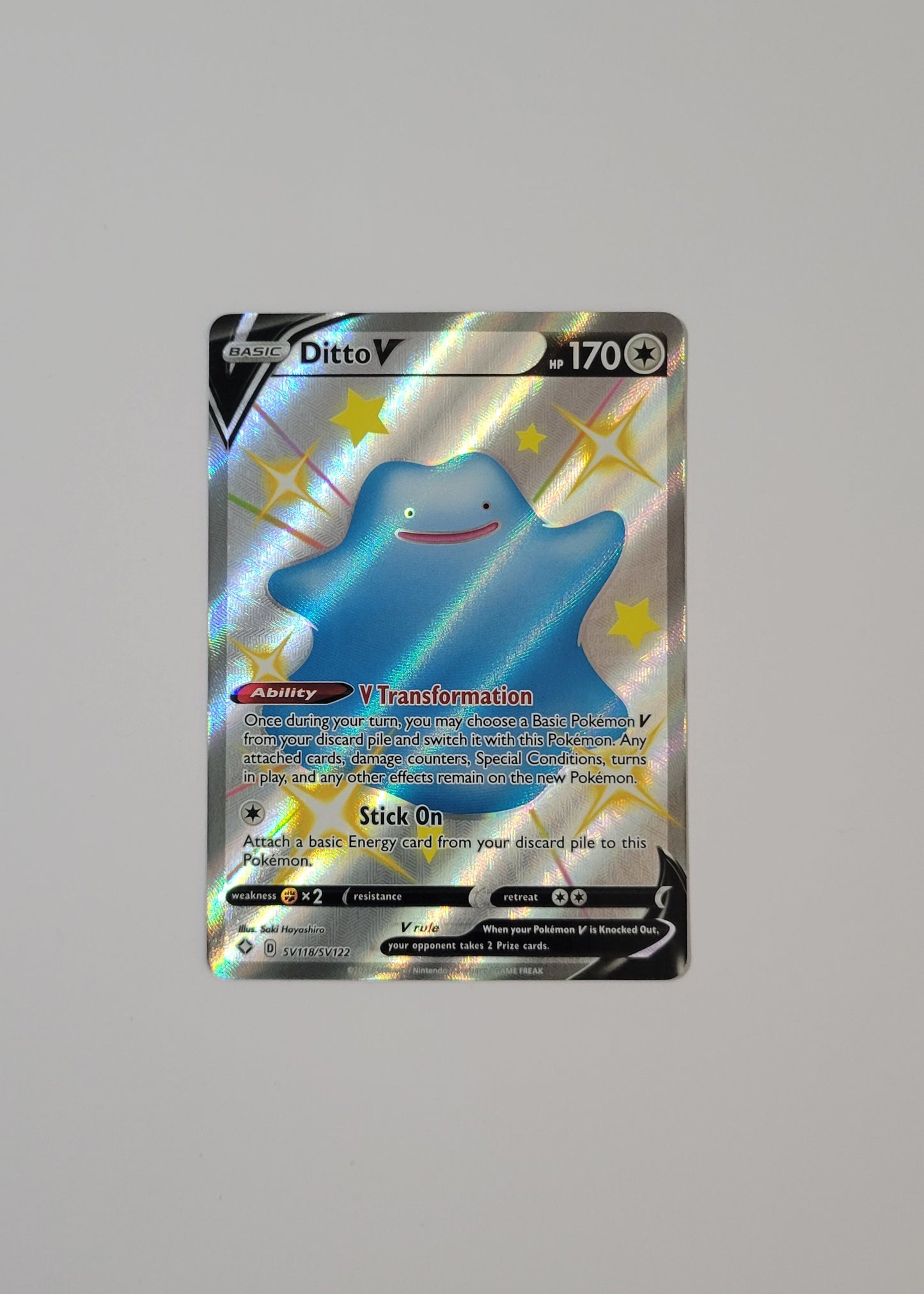 Ditto V SV118/SV122 - Shining Fates: Shiny Vault