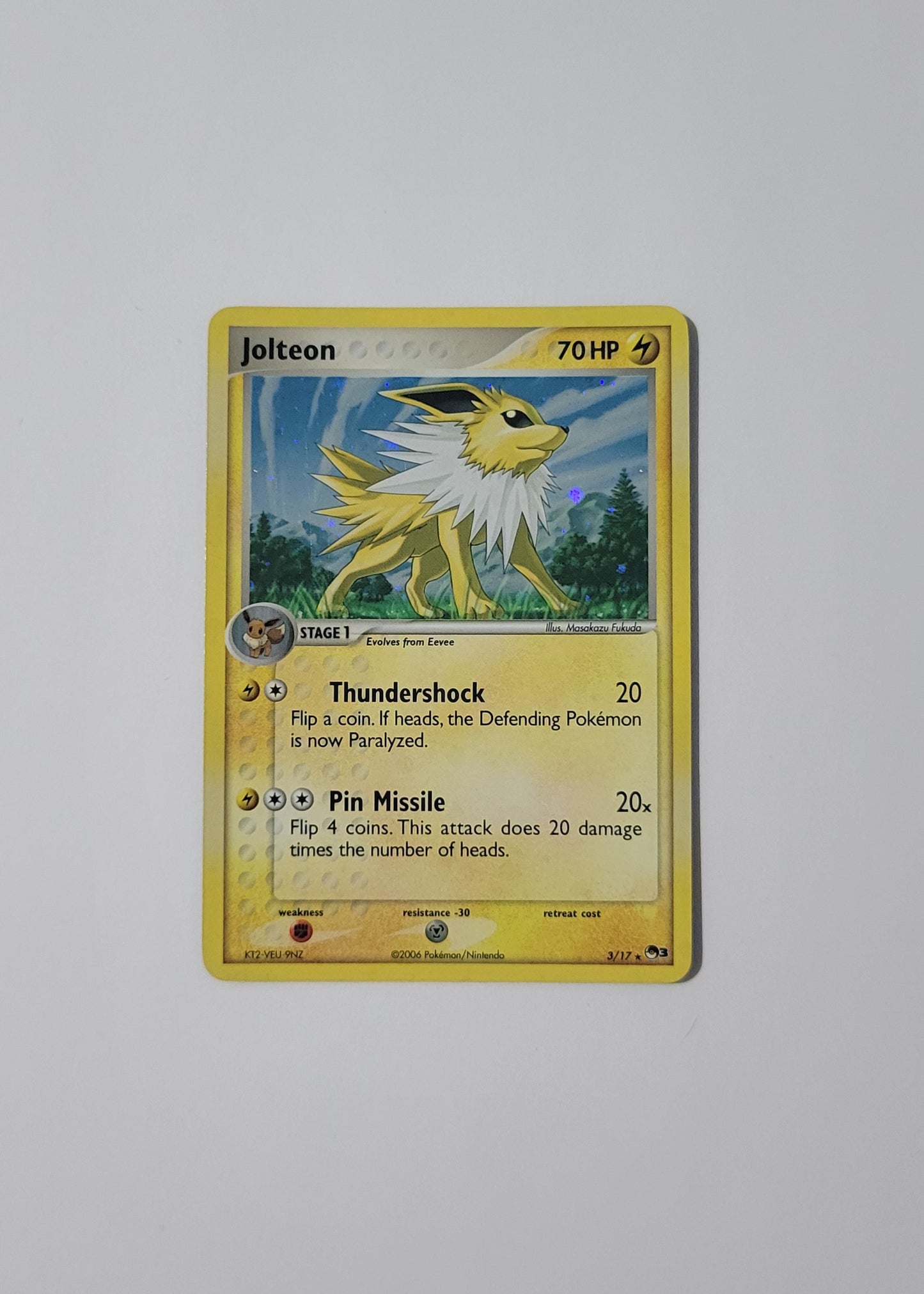 Jolteon 3/17 - Pop Series 3