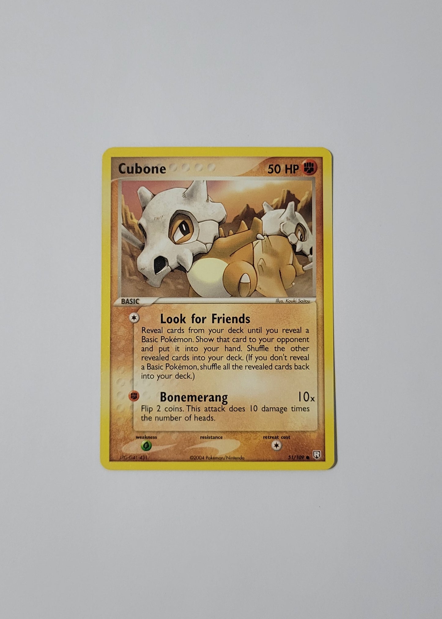 Cubone 51/109 - EX Team Rocket Returns