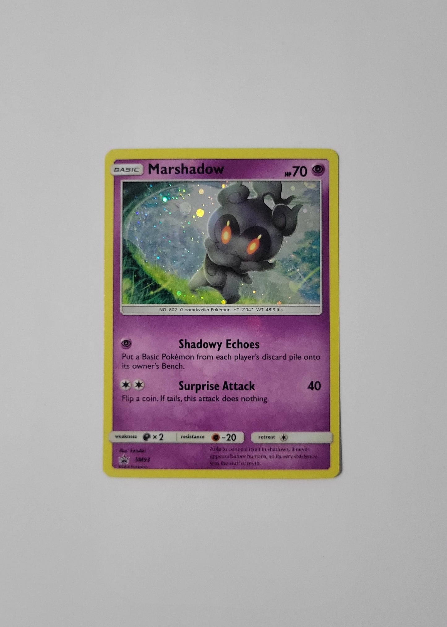 Marshadow SM93 - Black Star Promo