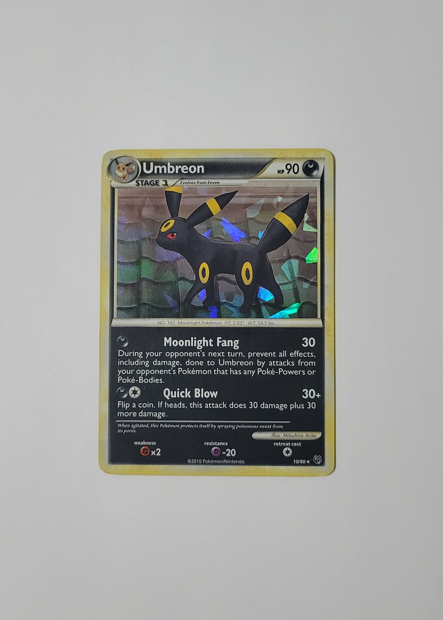 Umbreon 10/90 (Cracked Ice Holo) - Deck Exclusives