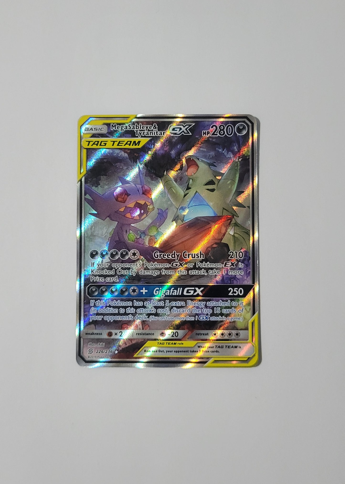 Mega Sableye & Tyranitar GX 226/236 - Unified Minds