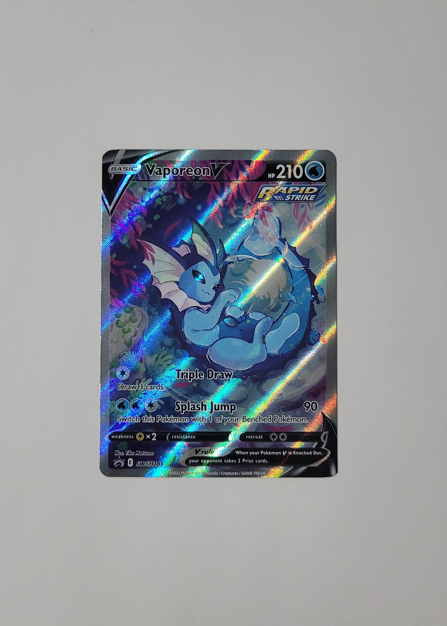 Vaporeon V SWSH181 - Black Star Promo