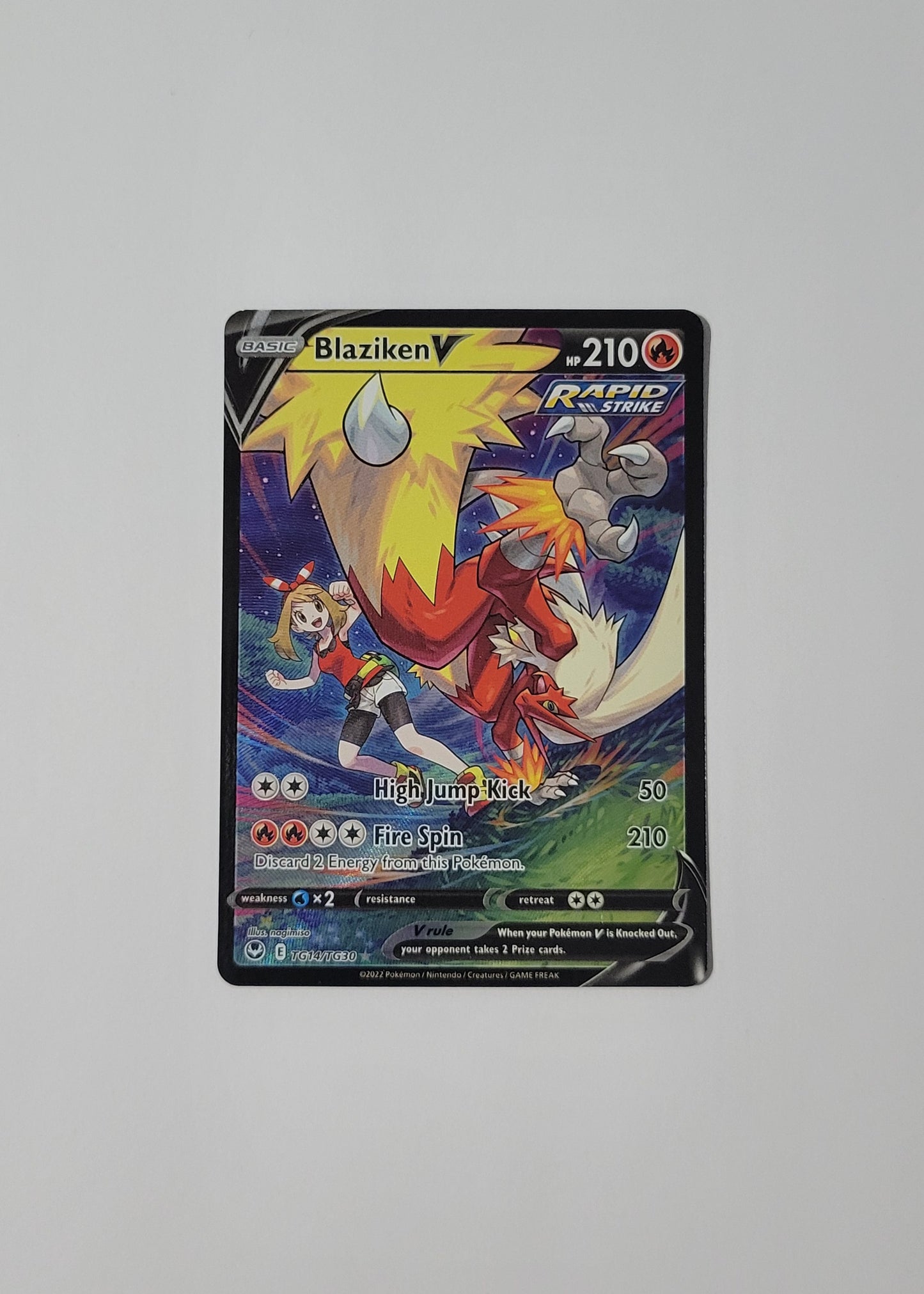 Blaziken V TG14/TG30 - Silver Tempest: Trainer Gallery