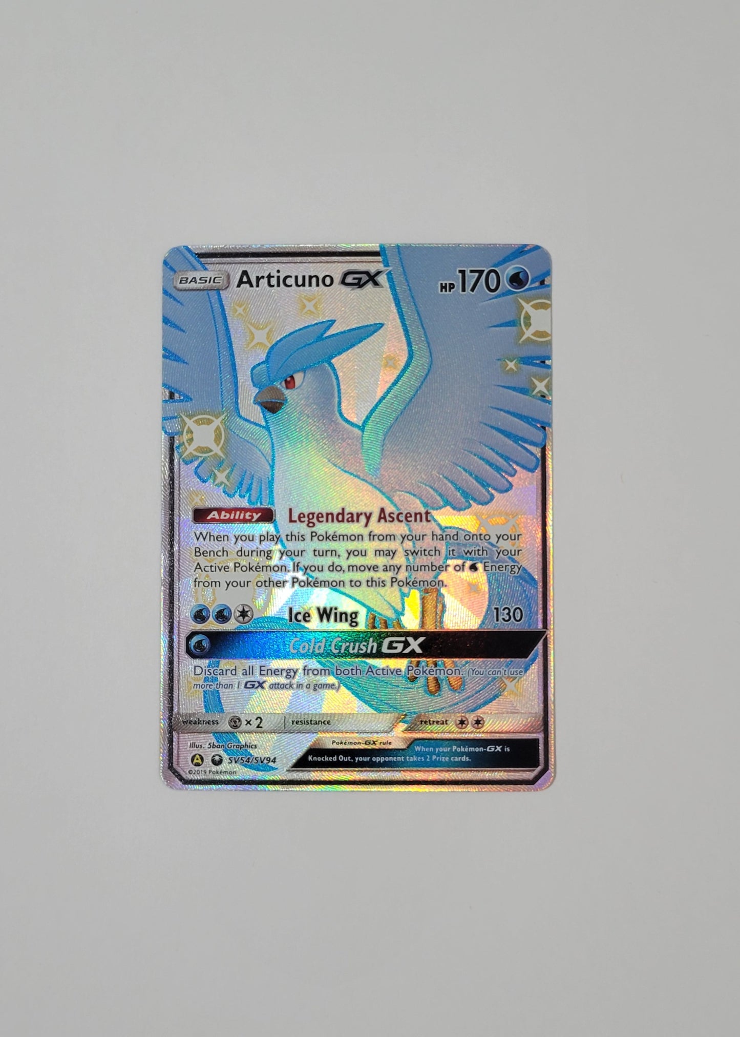 Articuno GX SV54/SV94 - Hidden Fates: Shiny Vault