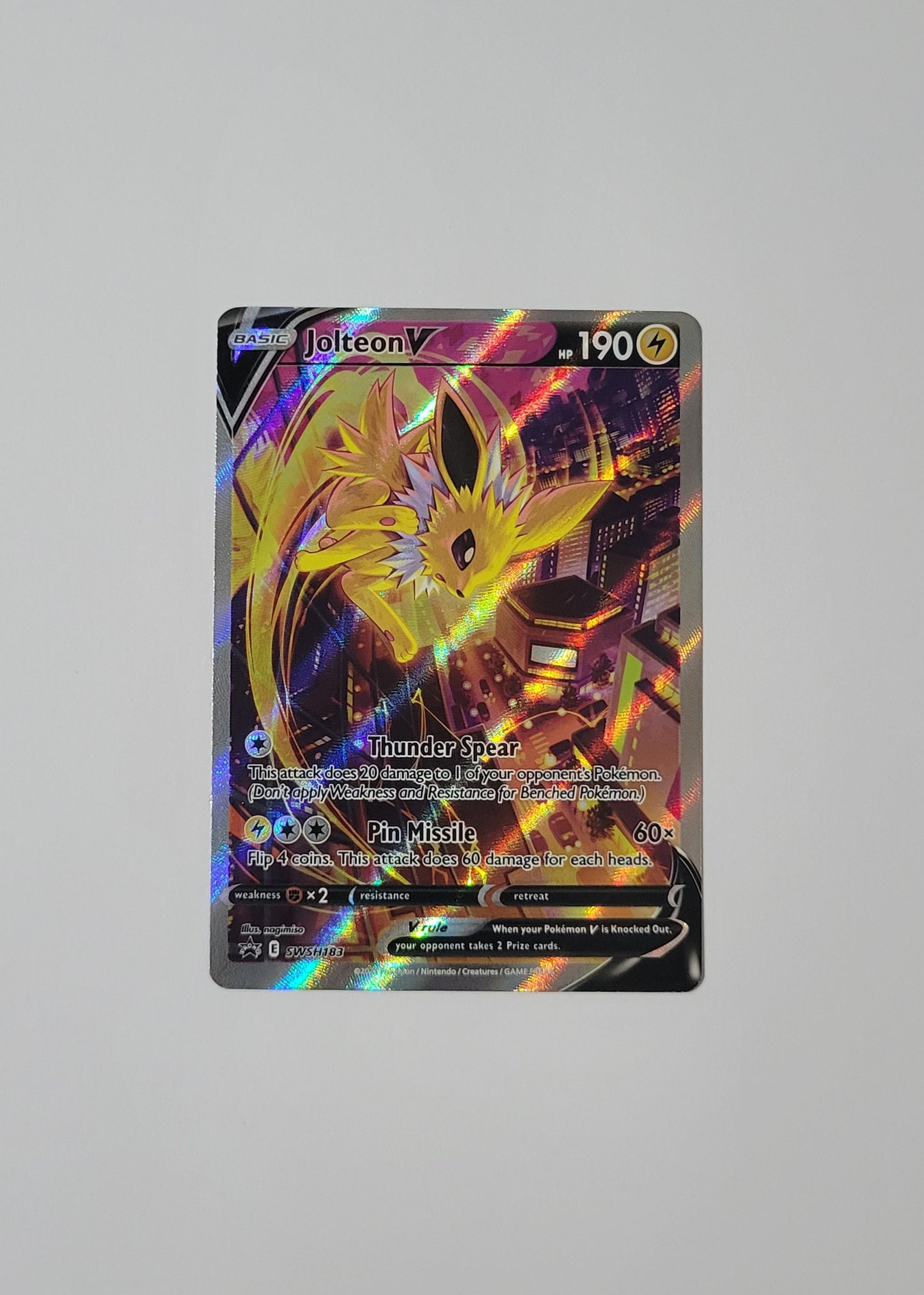 Jolteon SWSH183 - Black Star Promo