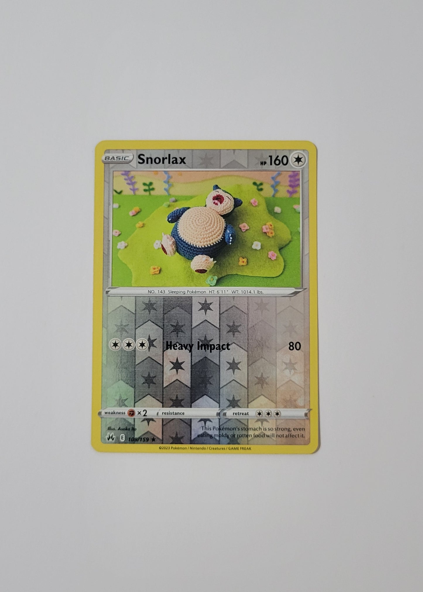 Snorlax 109/159 (Reverse Holo) - Crown Zenith