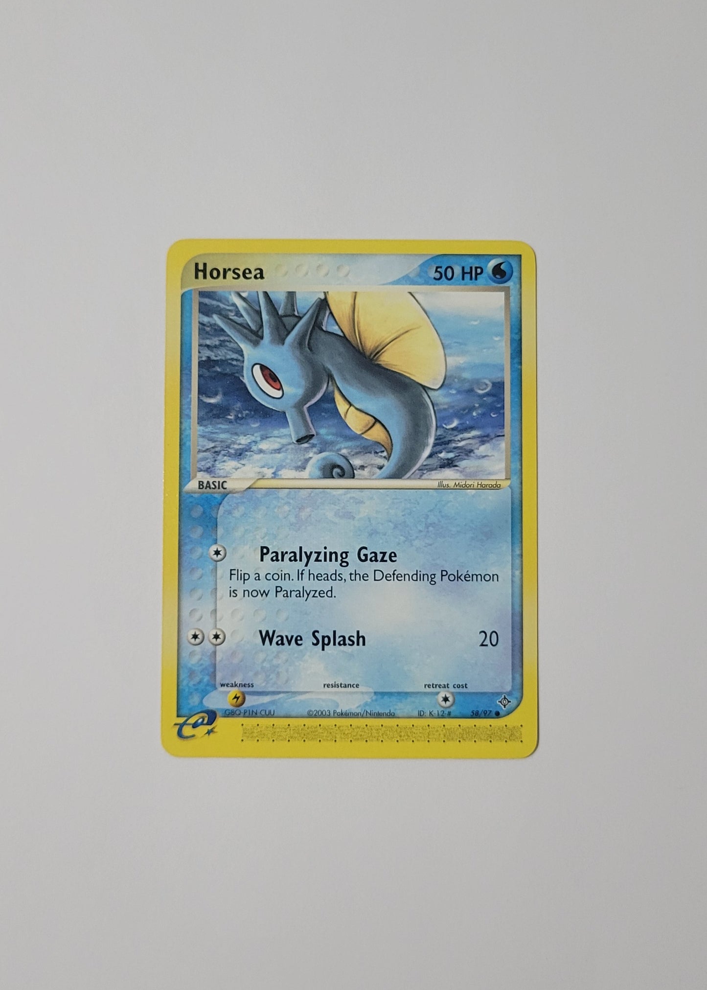 Horsea 58/97 - EX Dragon