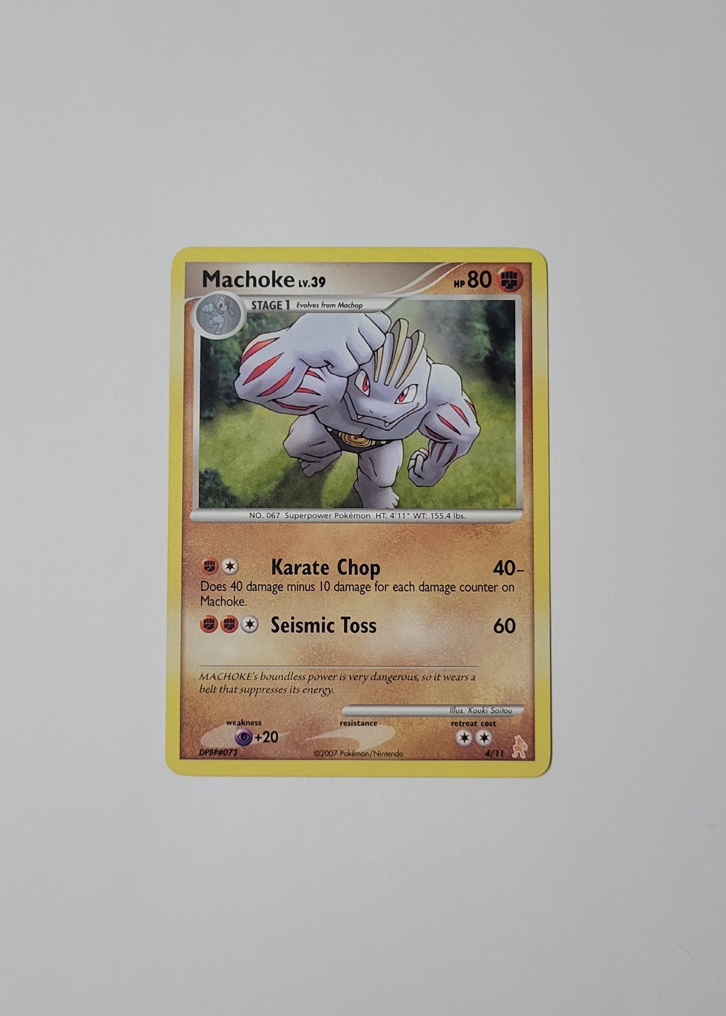 Machoke 4/11 - Diamond & Pearl: Trainer Kit - Lucario