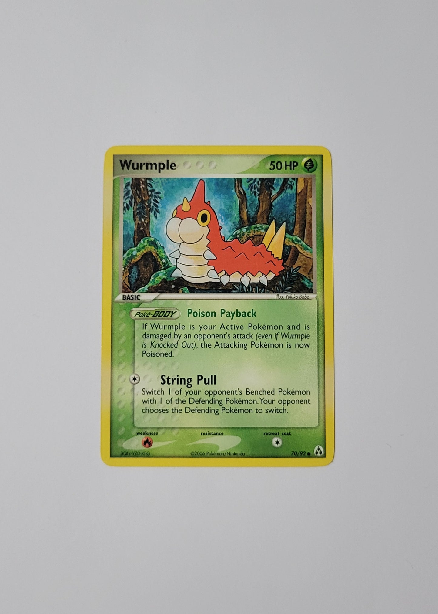 Wurmple 70/92 - EX Legend Maker