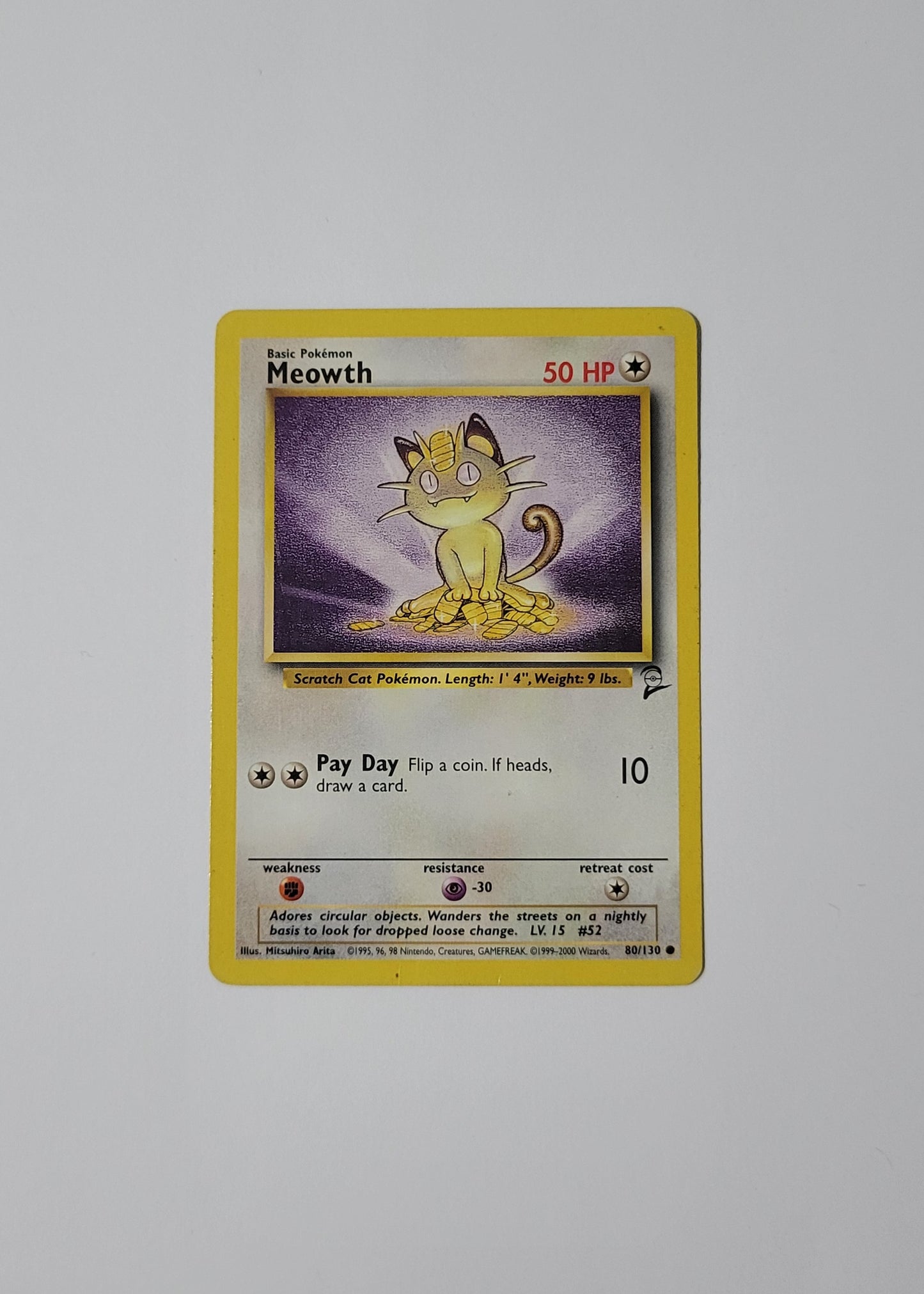 Meowth 80/130 - Base Set 2