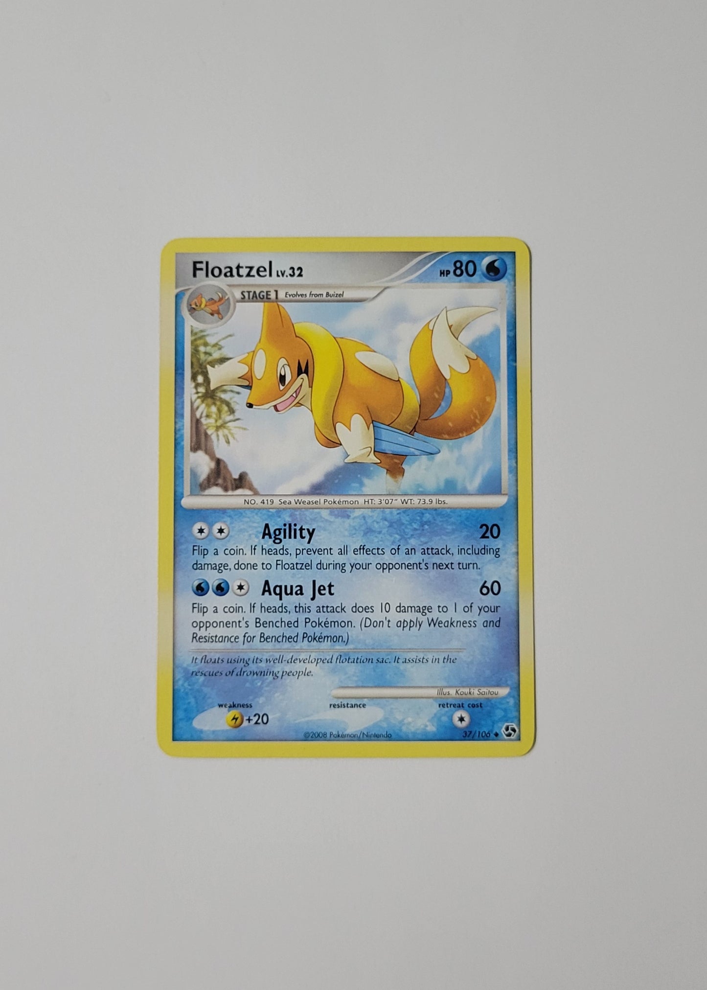 Floatzel 37/106 - Great Encounters