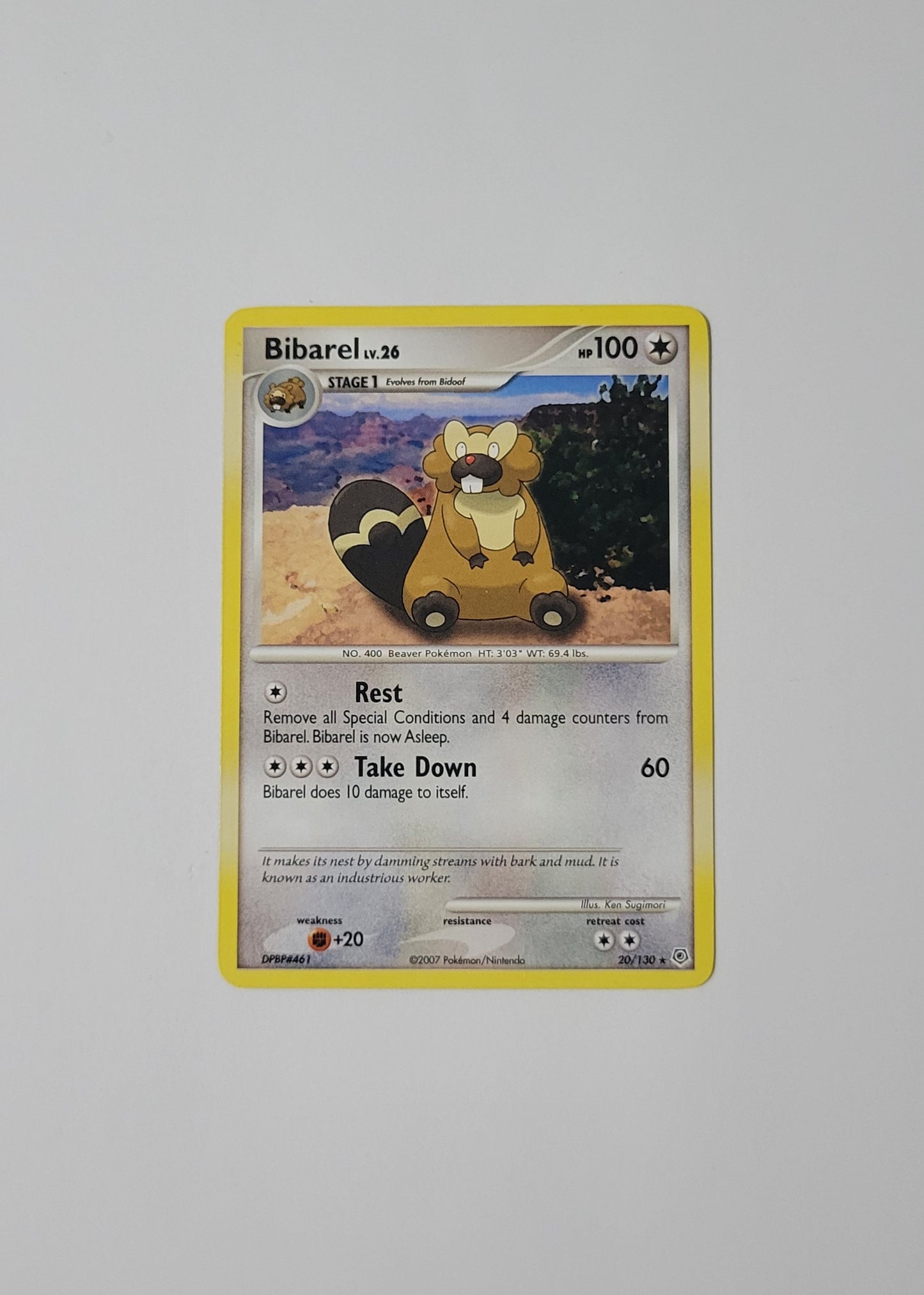 Bibarel 20/130 - Diamond & Pearl Base Set