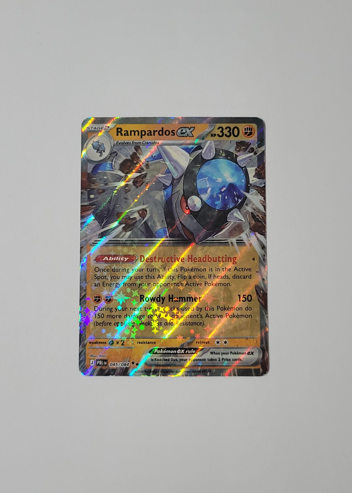 Rampardos ex 045/084 - Pitch Black