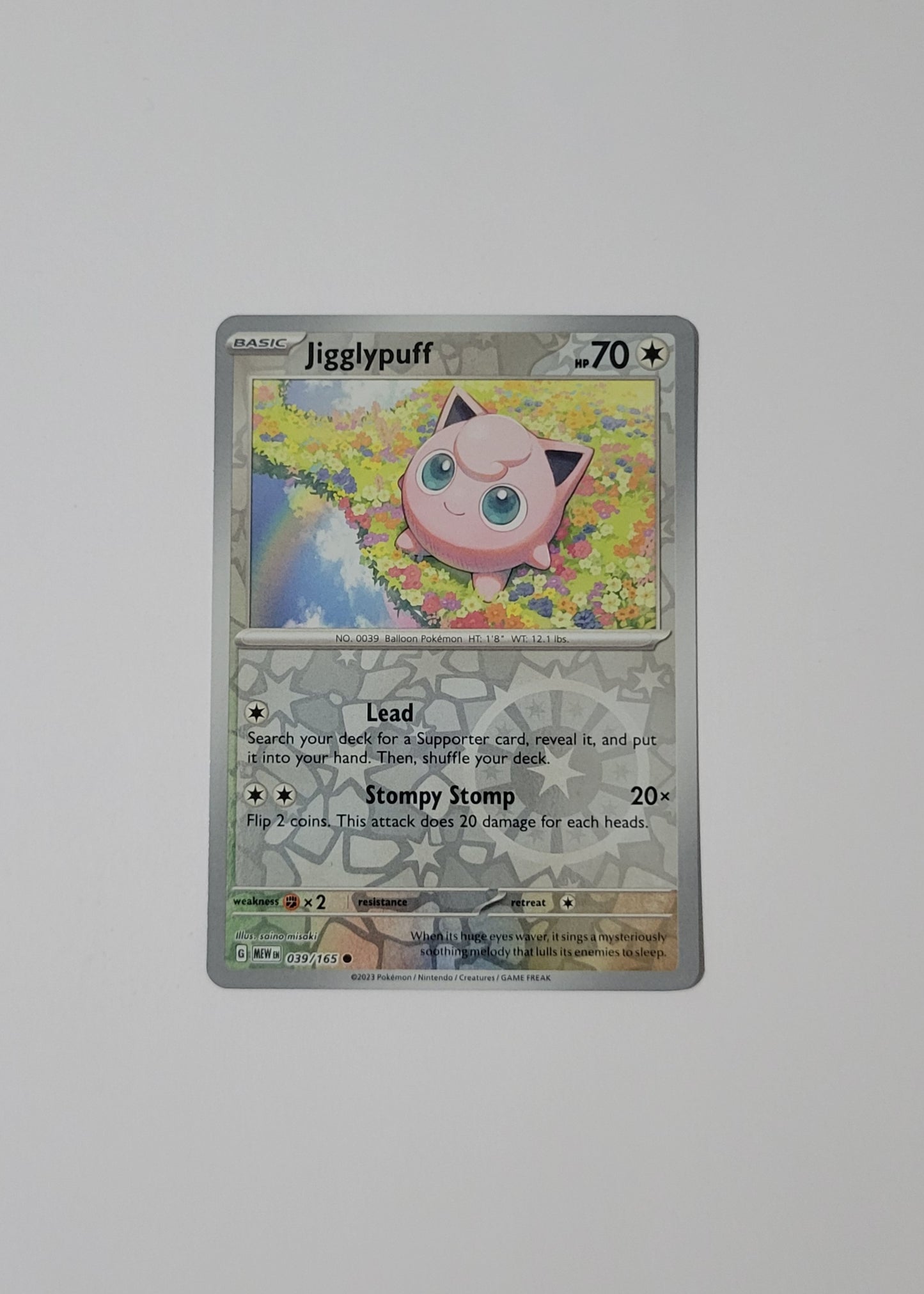 Jigglypuff 039/165 (Reverse Holo) - 151