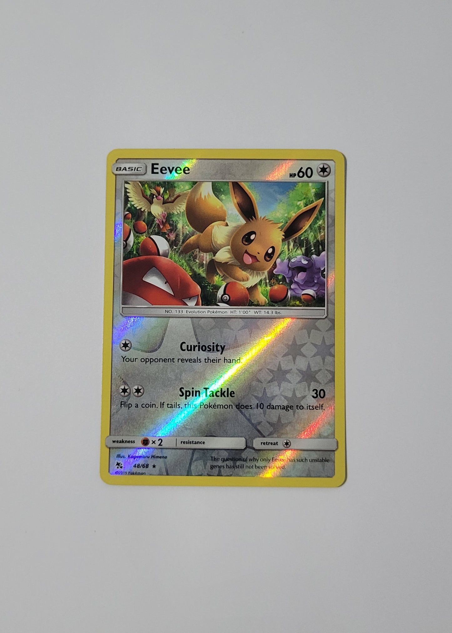 Eevee 48/68 (Reverse Holo) - Hidden Fates