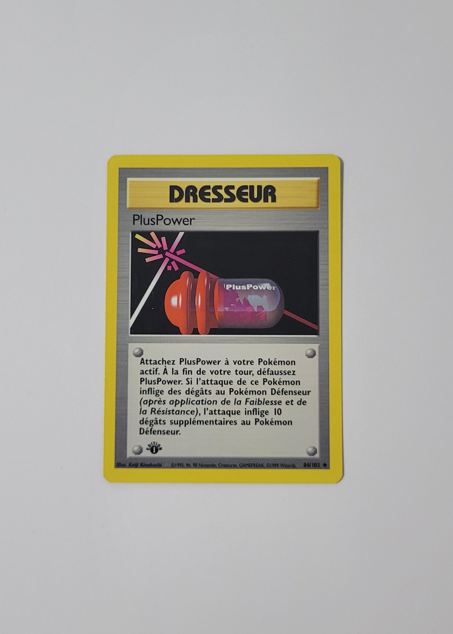 PlusPower 84/102 - Base Set (French, 1st Edition)