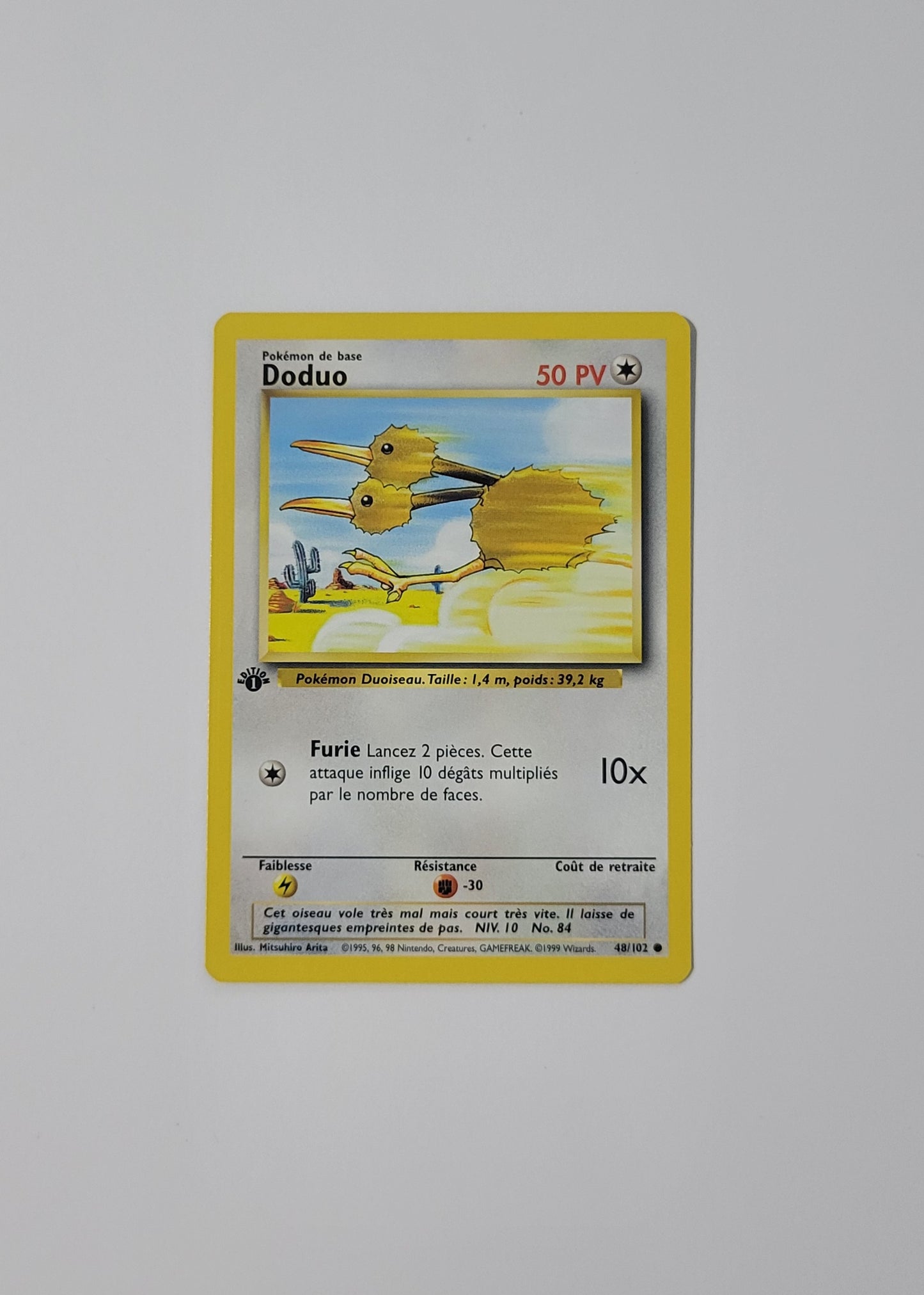Doduo 48/102 - Base Set (French, 1st Edition)