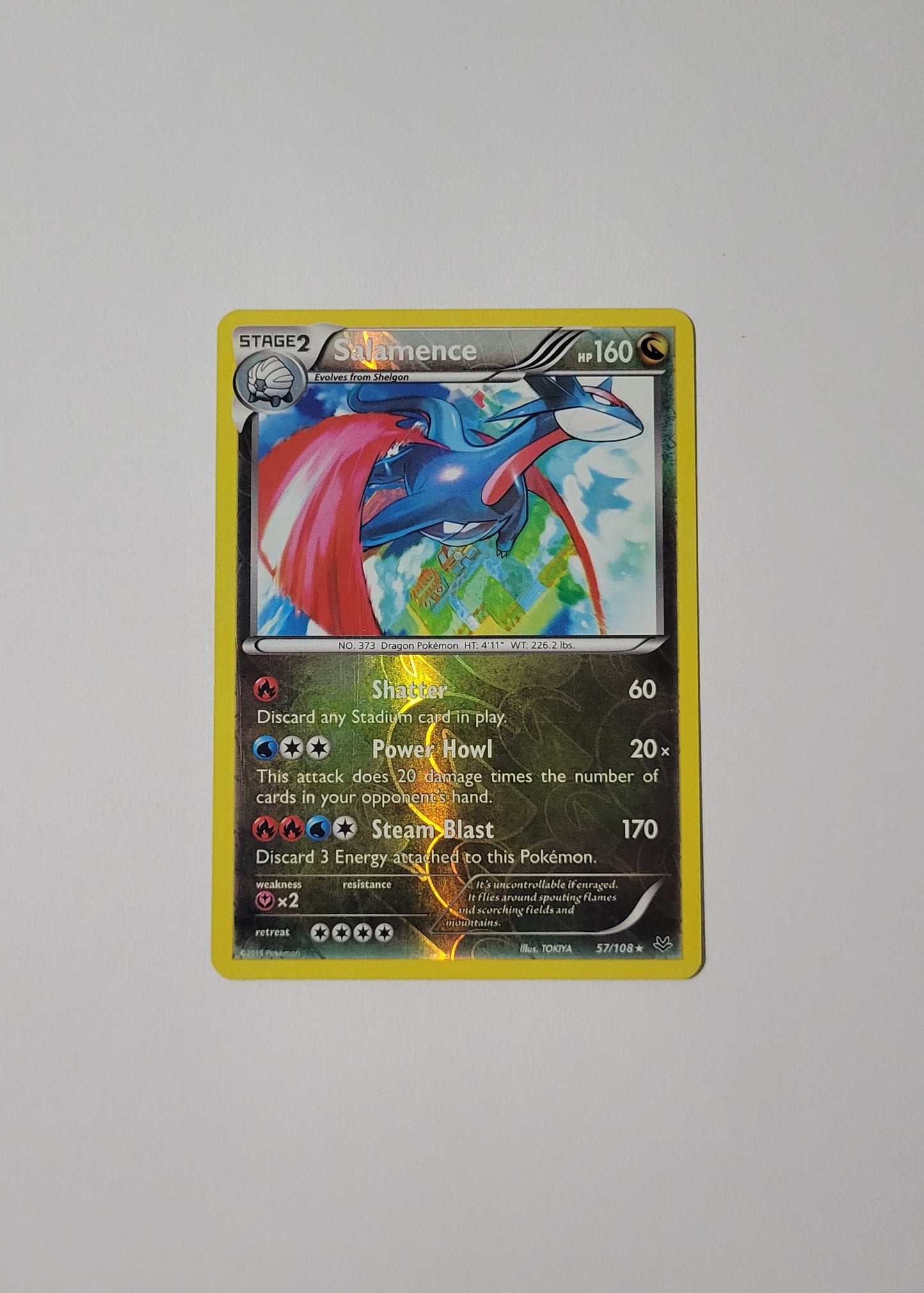 Salamence 57/108 (Reverse Holo) - Roaring Skies
