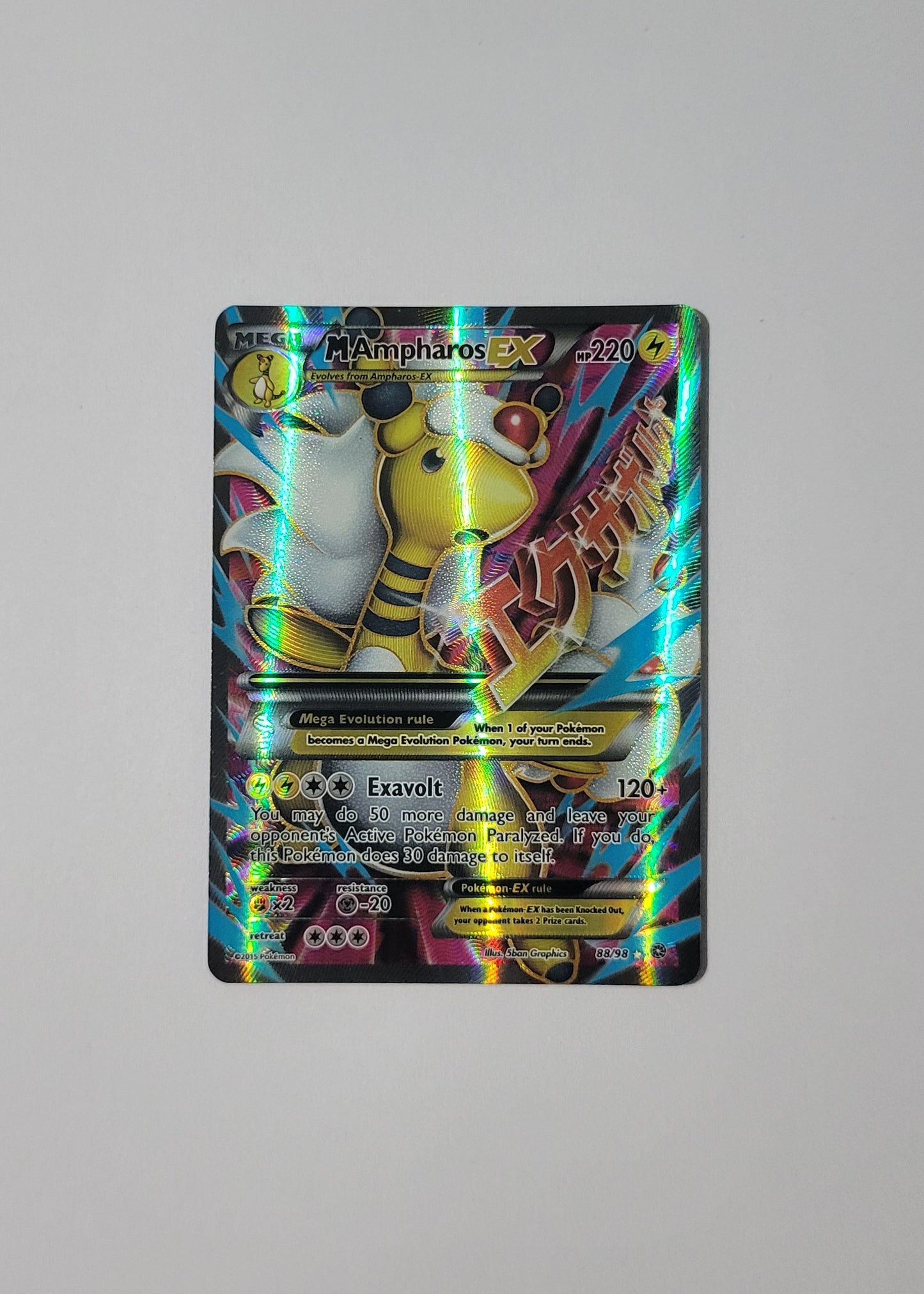 M Ampharos EX 88/98 - Ancient Origins