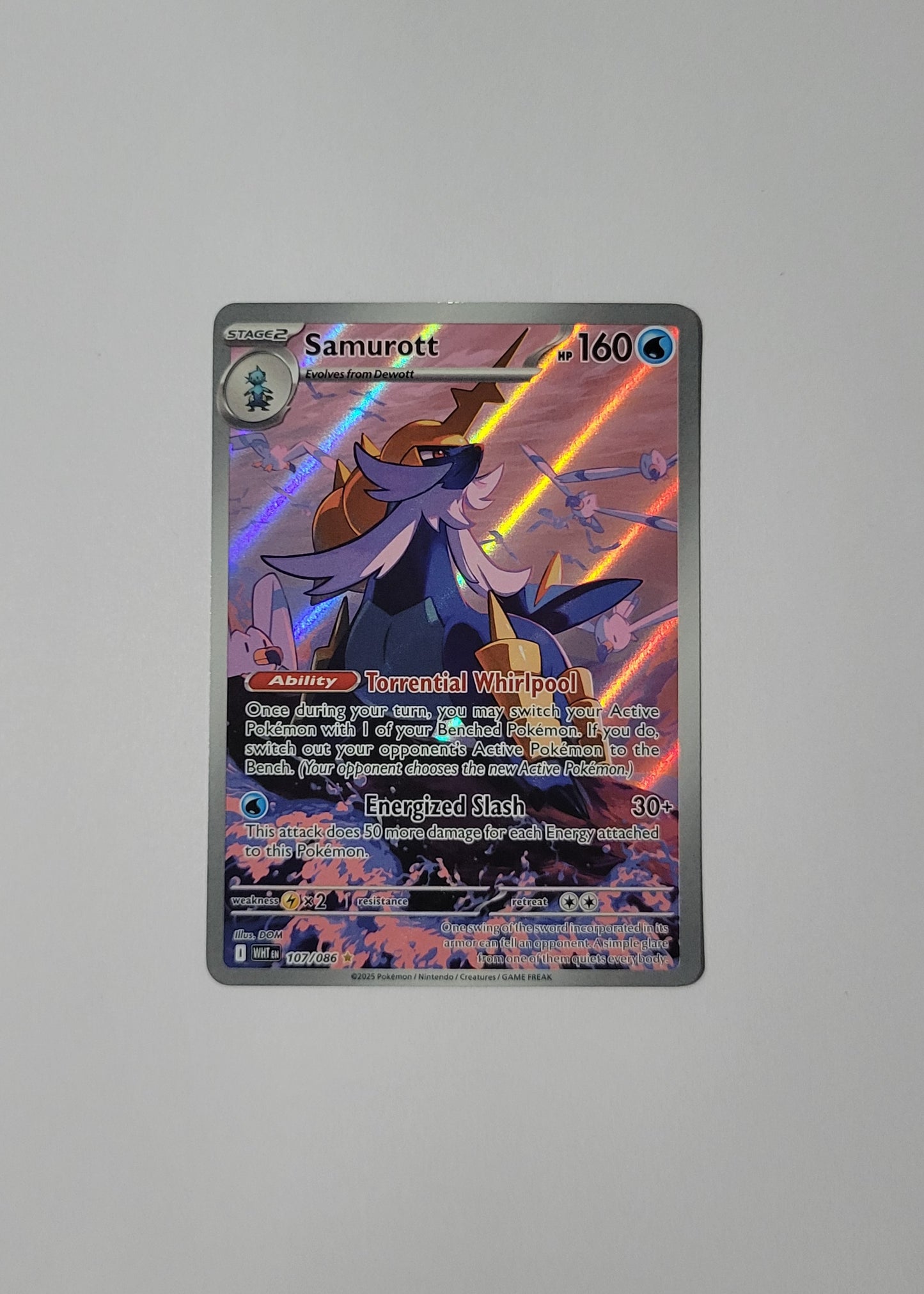 Samurott 107/086 - White Flare
