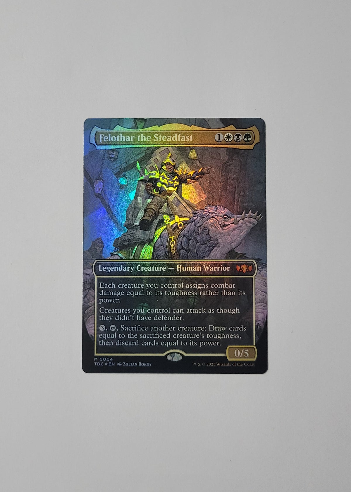 Felothar, the Steadfast 4 (Foil) - Commander: Tarkir: Dragonstorm