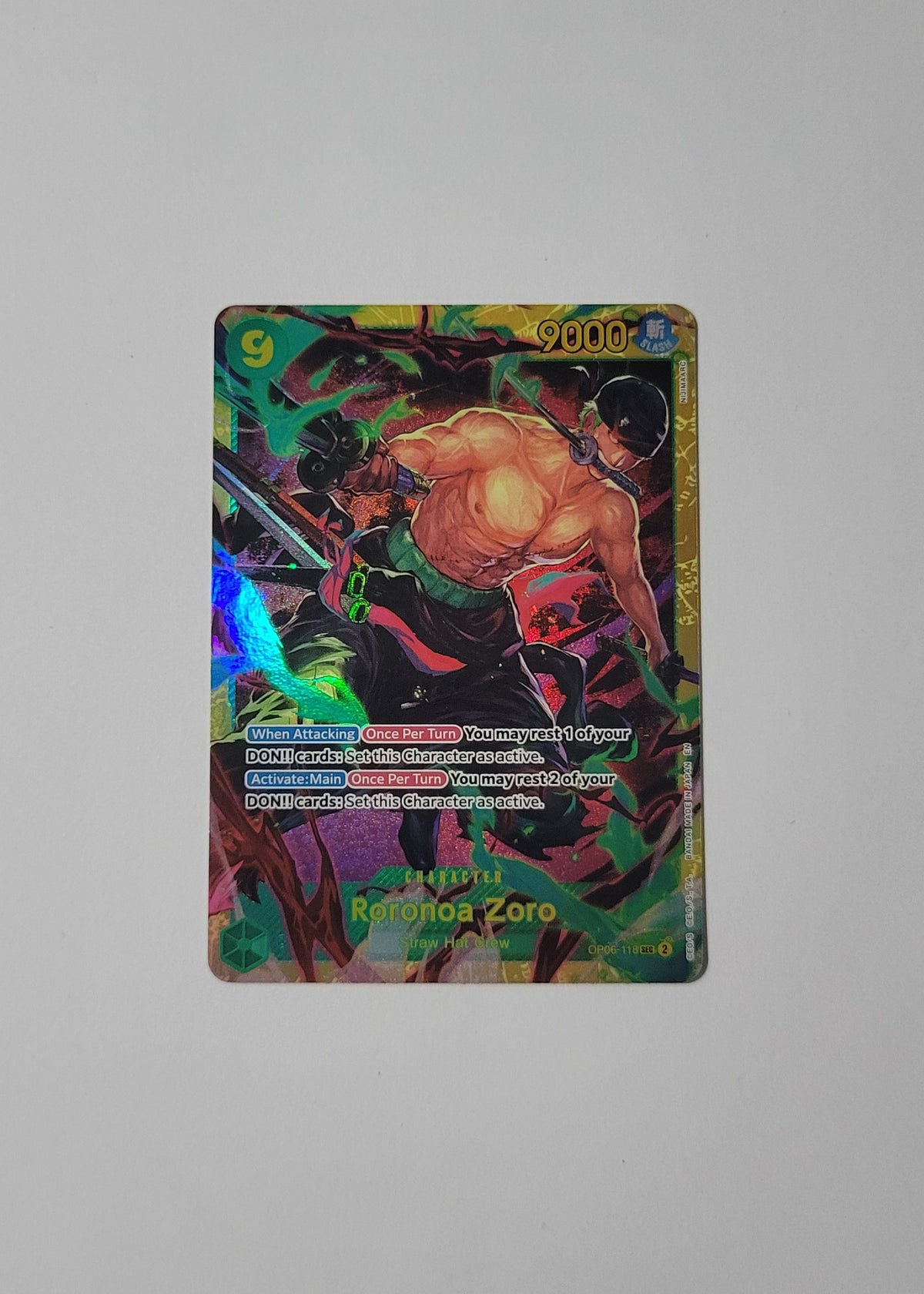 Roronoa Zoro OP06-118 - Wings of the Captain