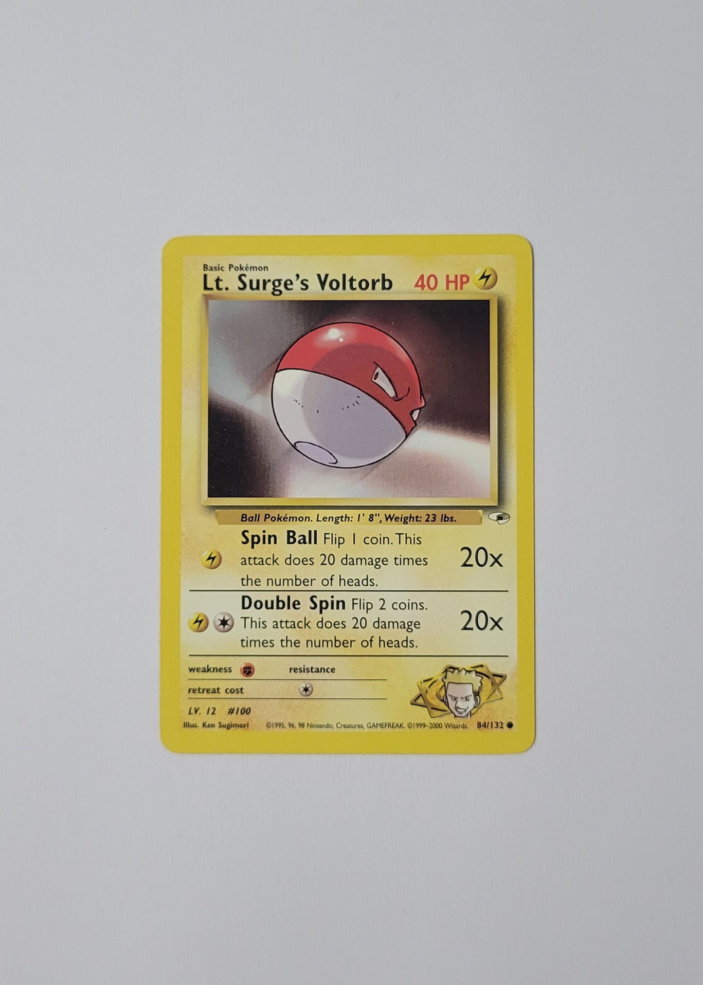 Lt. Surge's Voltorb 84/132 - Gym Challenge