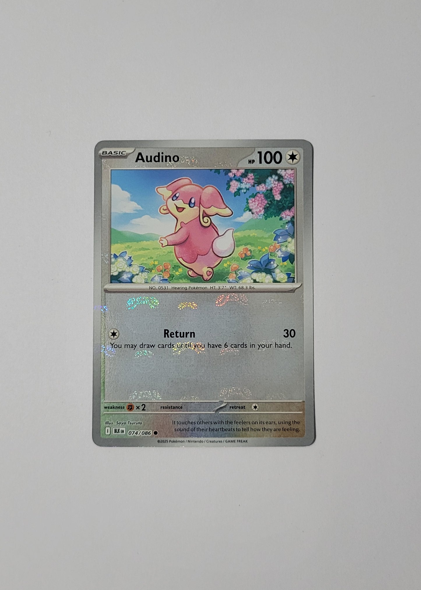 Audino 074/086 (Master Ball) - Black Bolt