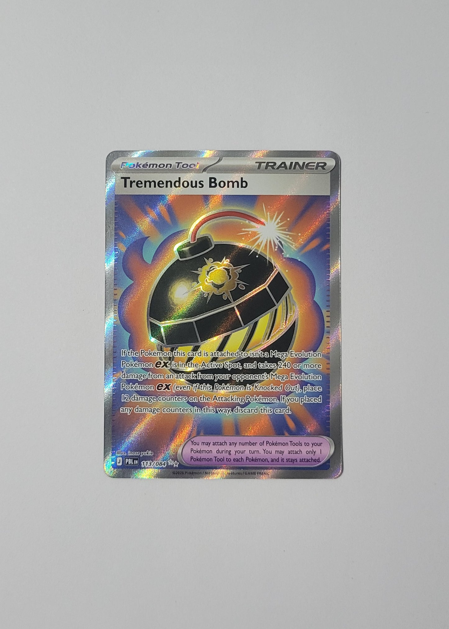 Tremendous Bomb 113/084 - Pitch Black
