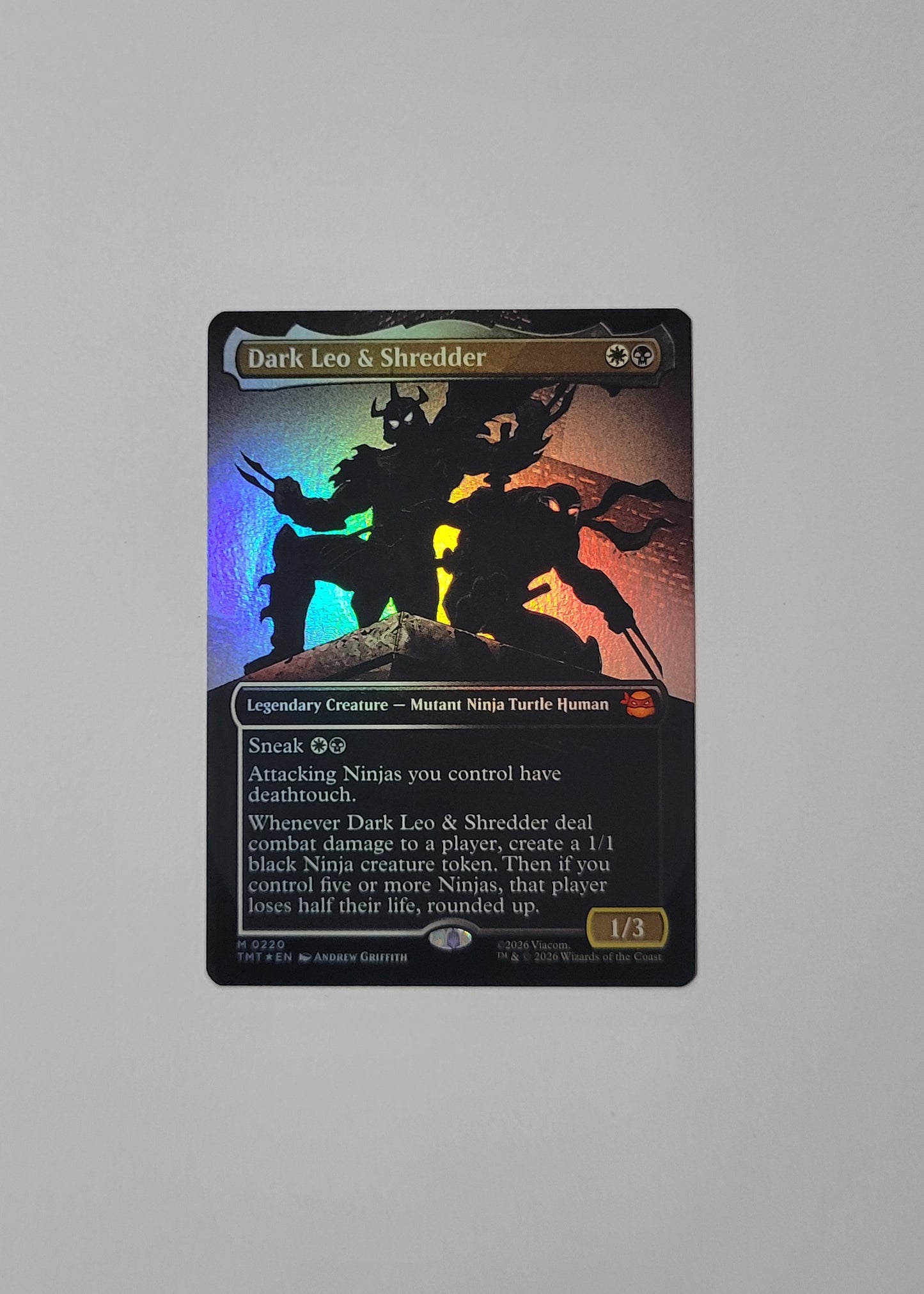 Dark Leo & Shredder 220 - Teenage Mutant Ninja Turtles