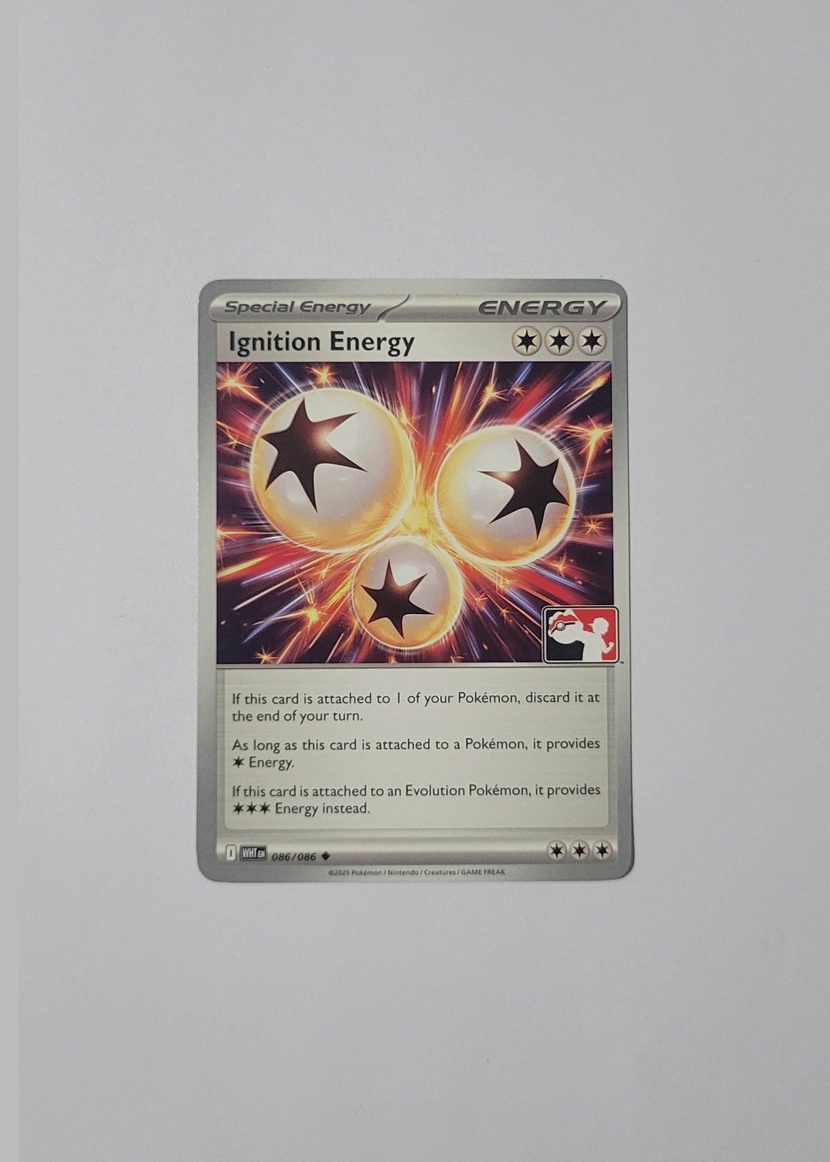 Ignition Energy 086/086 (Play Stamped) - White Flare
