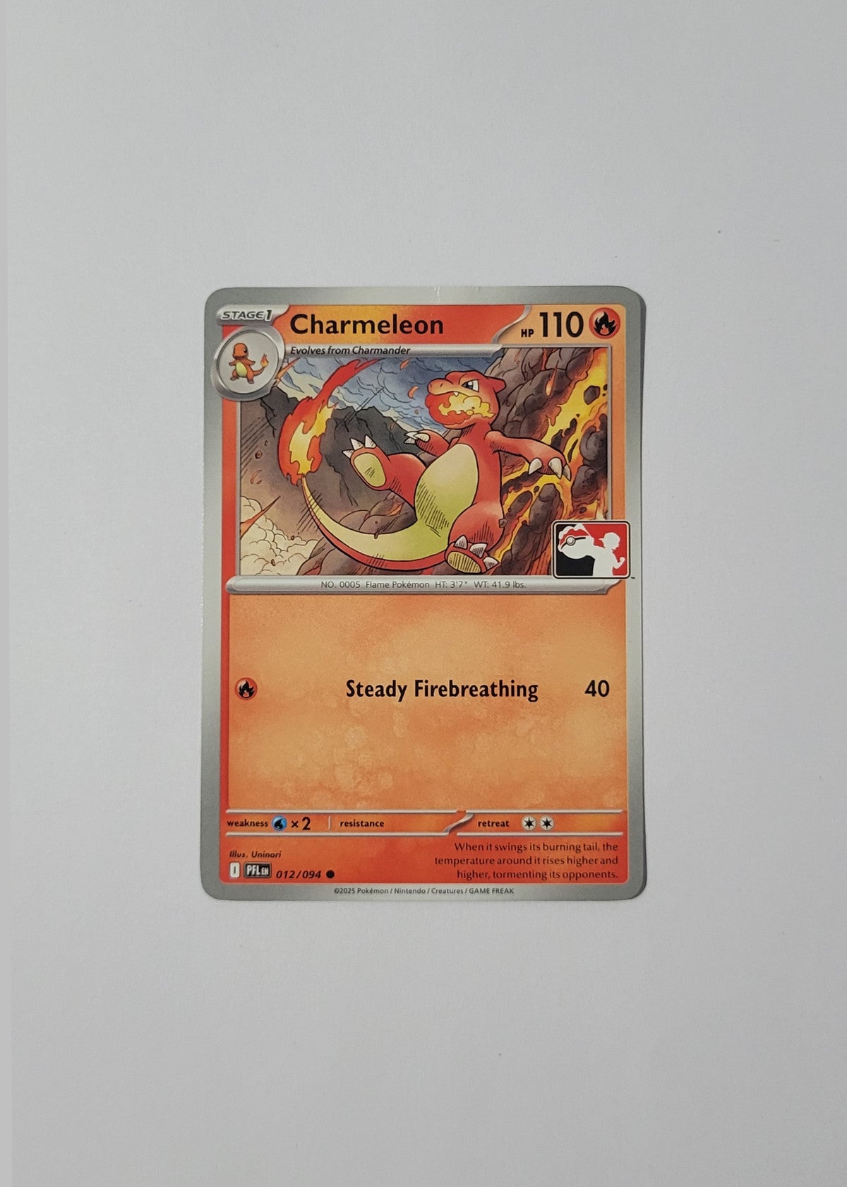 Charmeleon 012/094 (Play Stamped) - Phantasmal Flames
