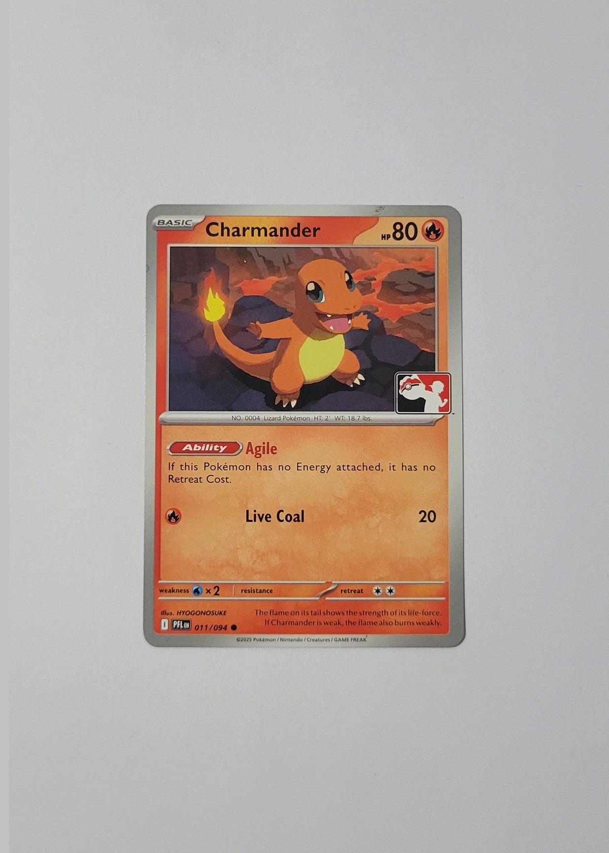 Charmander 011/094 (Play Stamped) - Phantasmal Flames