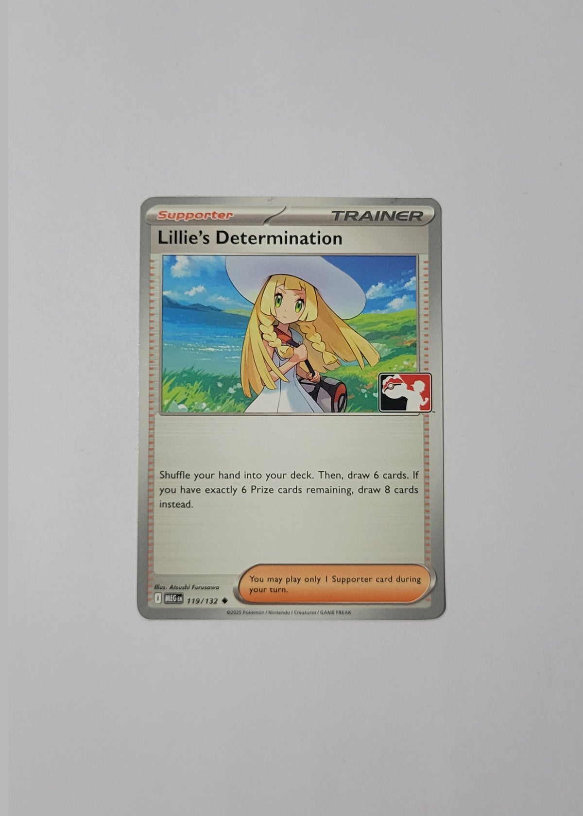 Lillie's Determination 119/132 (Play Stamped) - Mega Evolution Base Set