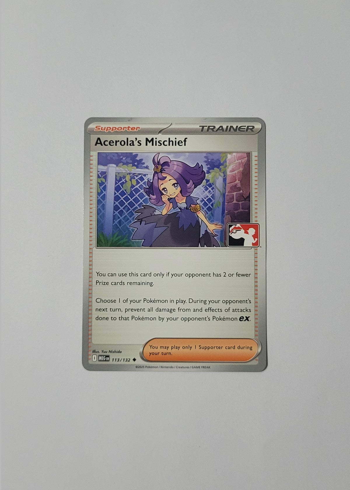 Acerola's Mischief 113/132 (Play Stamped) - Mega Evolution Base Set