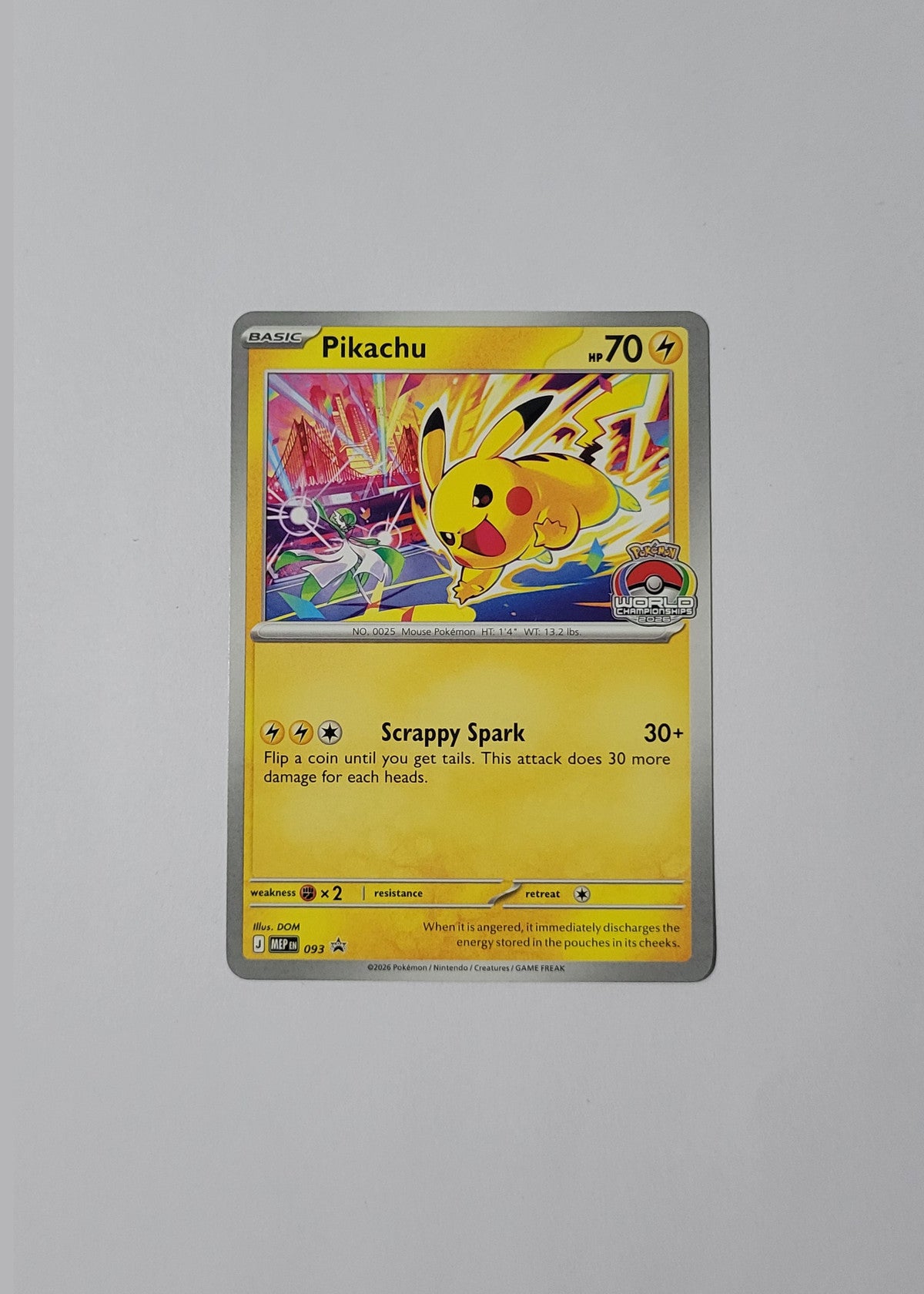 Pikachu MEP093 - Black Star Promo
