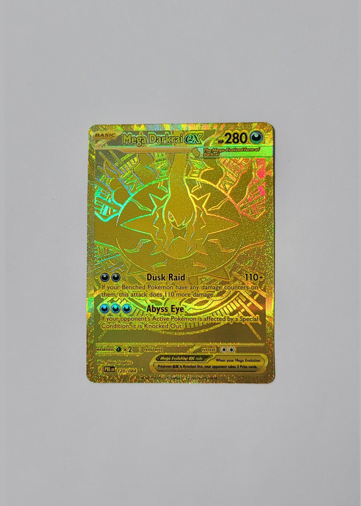 Mega Darkrai ex 120/084 - Pitch Black