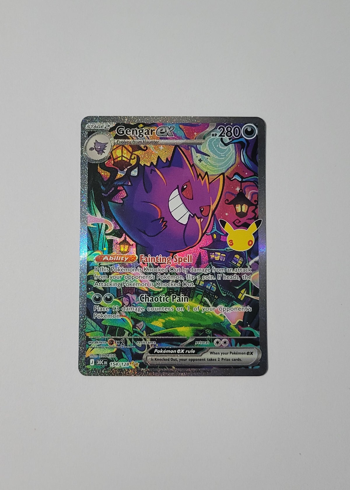 Gengar ex 154/128 - 30th Celebration