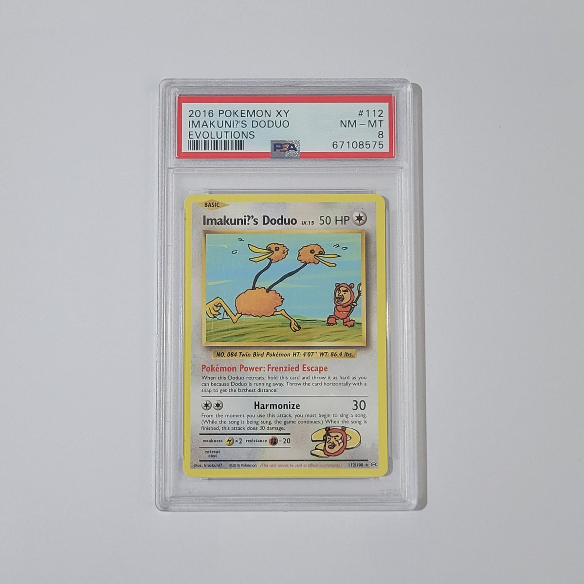 Imakuni?'s Doduo 112/108 - Evolutions - PSA 8
