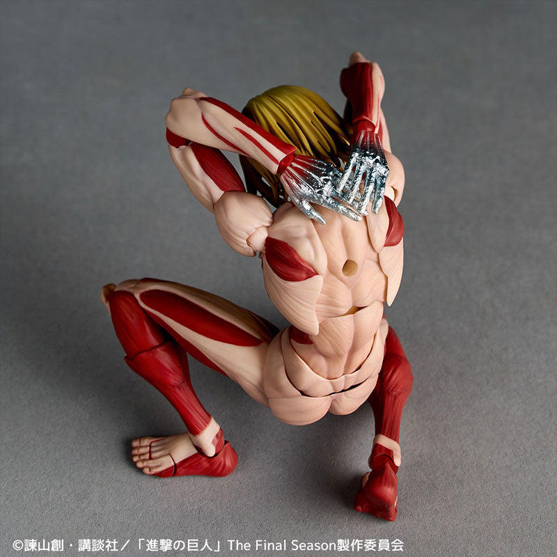 (Pre-Order) KAIYODO: Attack on Titan - Amazing Yamaguchi Female Titan Revoltech (2027 Re-release) Figure
