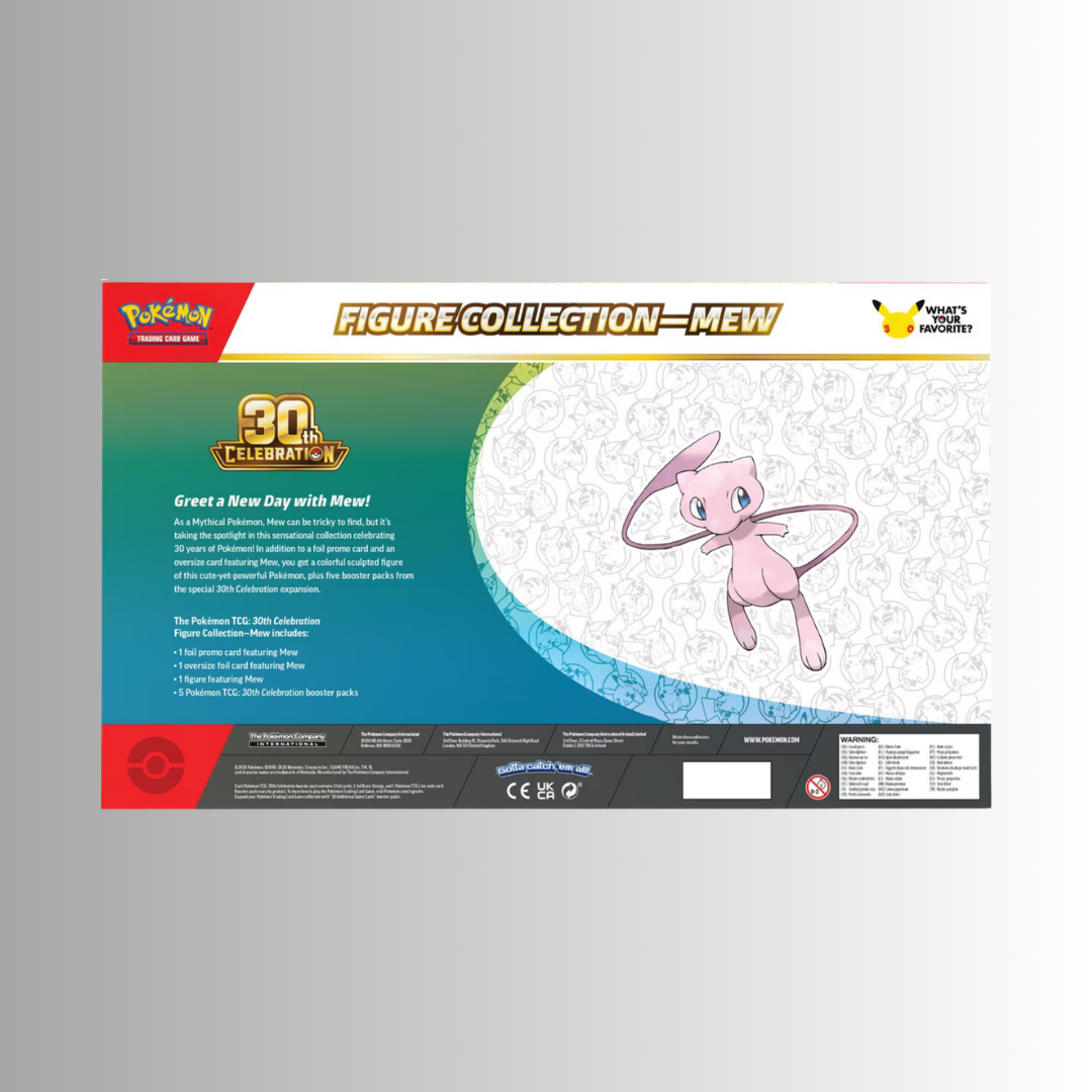 Pokémon TCG: 30th Celebration - Figure Collection (Styles May Vary)