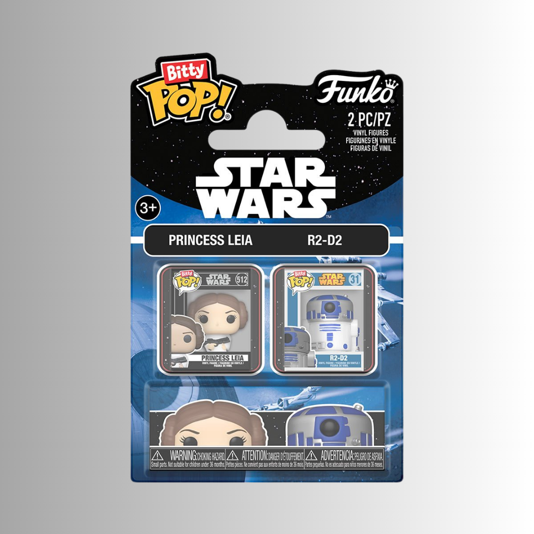Funko Bitty Pop! Star Wars Leia and R2-D2 2-Pack