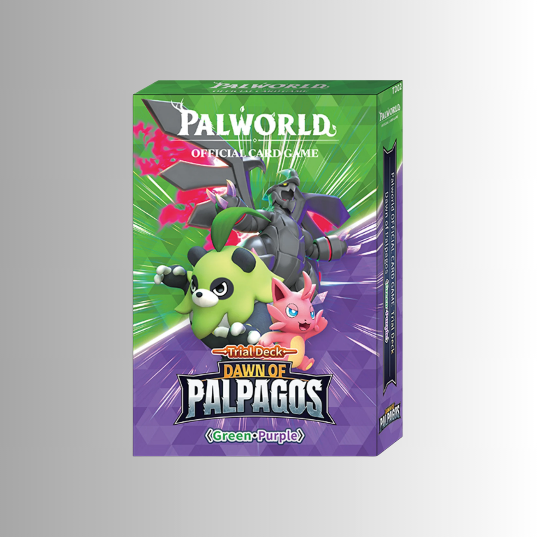 Palworld Official Card Game: Dawn of Palpagos Trail Deck (Green-Purple)